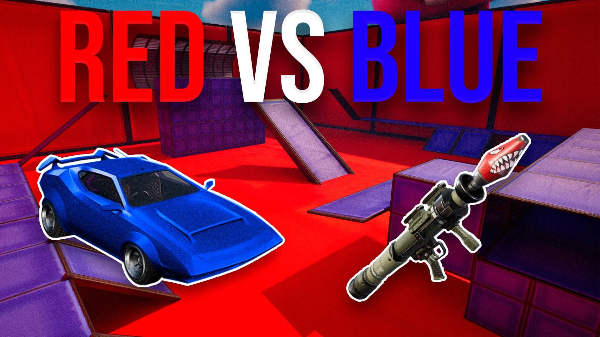 RED vs BLUE | CARS vs ROCKETS