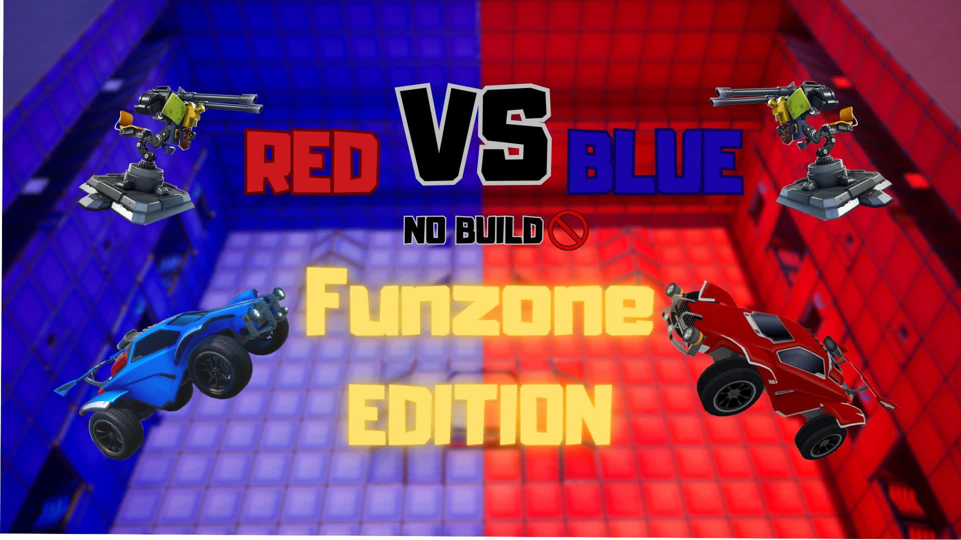 RED VS BLUE NO BUILD FUNZONE EDITION