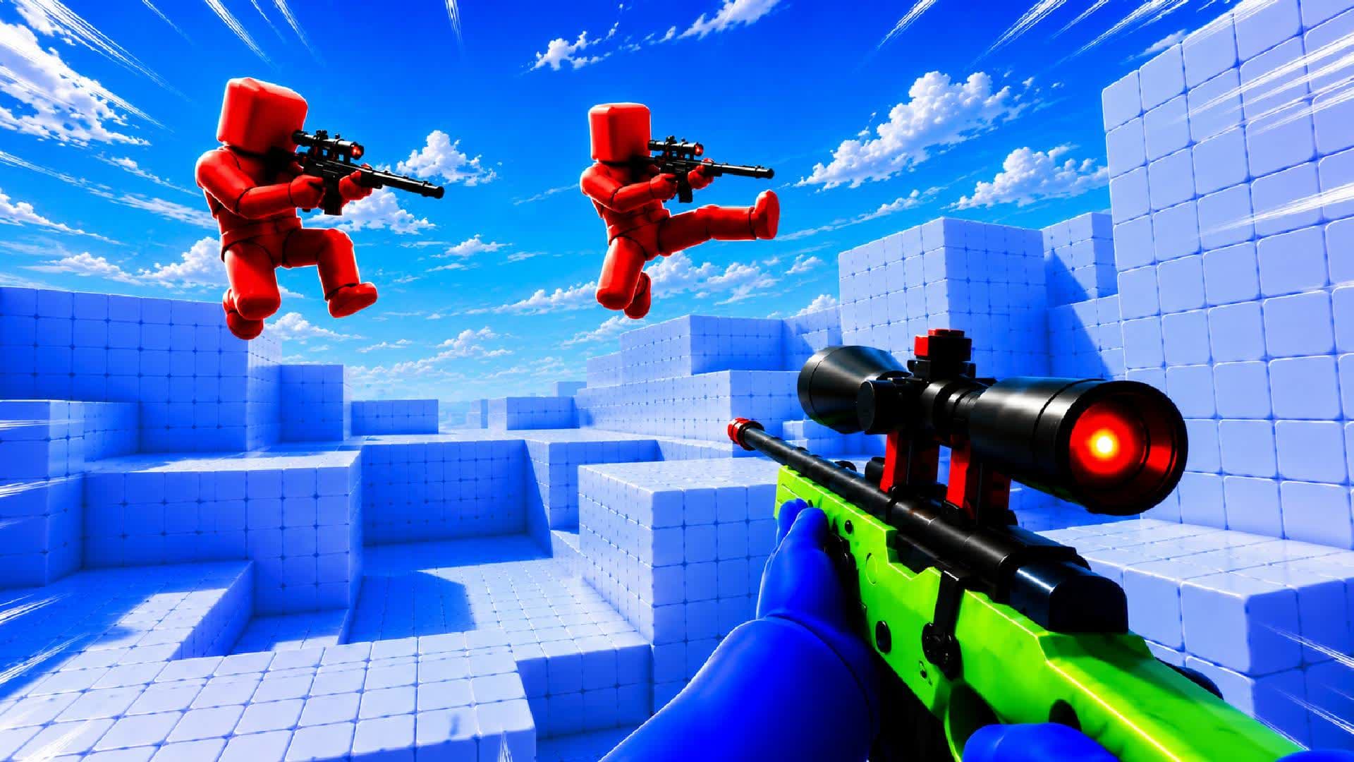 RED VS BLUE 🔴🔵NUKE BOMB!
