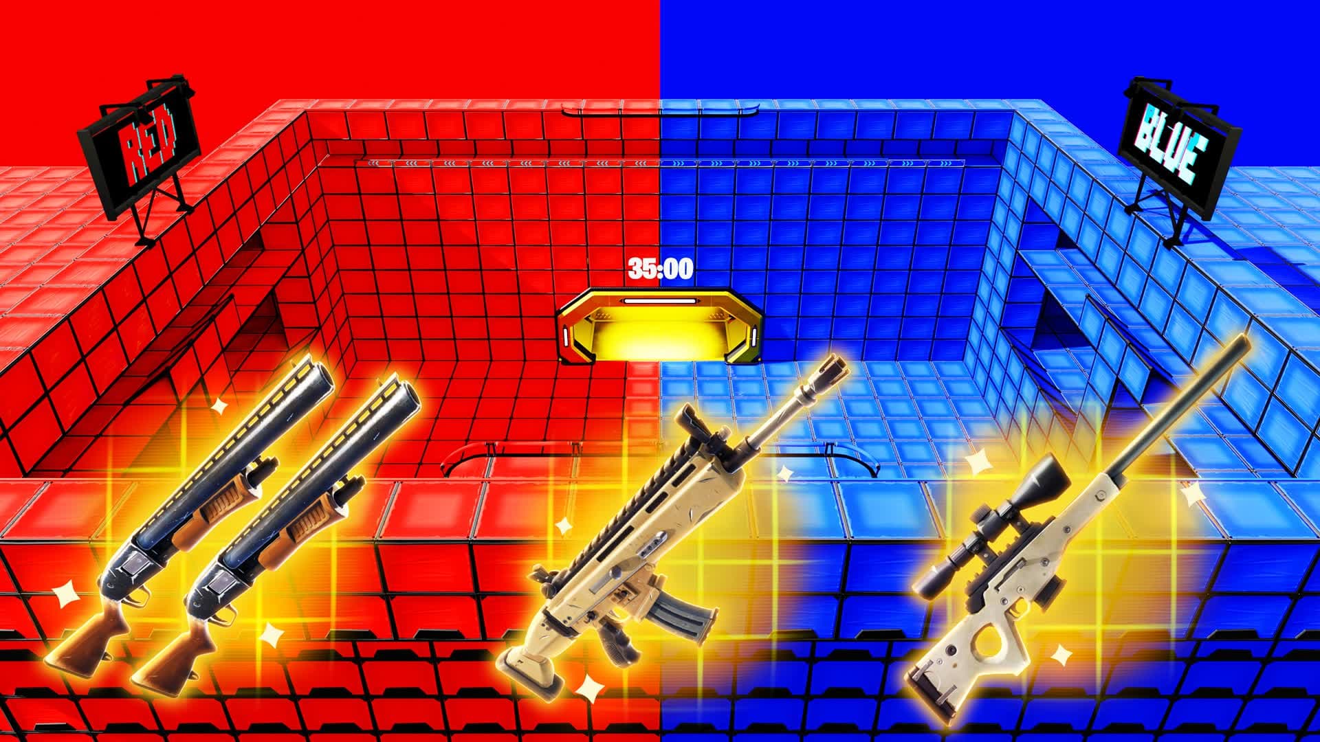 RED VS BLUE 🔴🔵