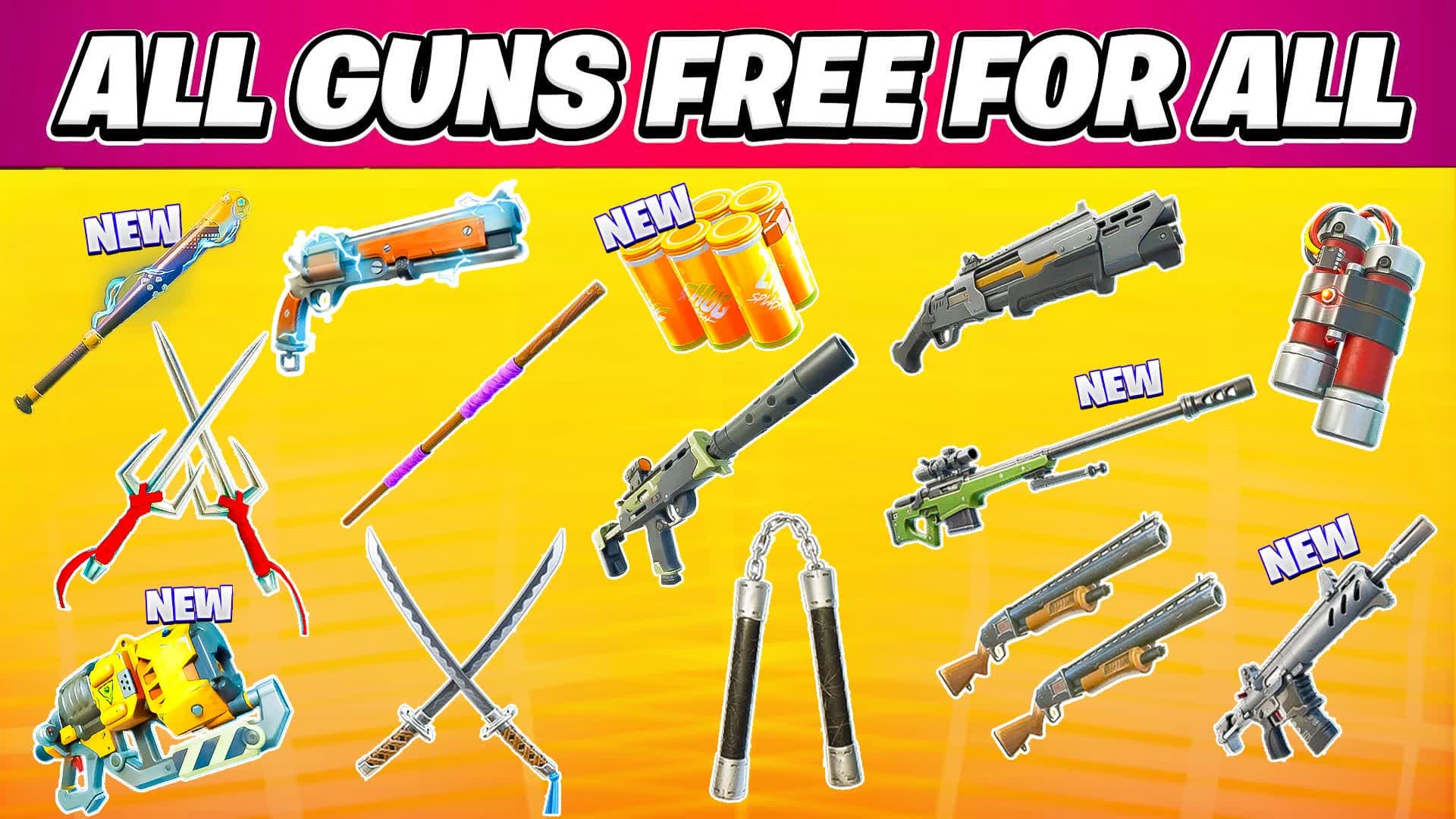 🐢 TMNT ⭐ ALL GUNS FFA 🔥