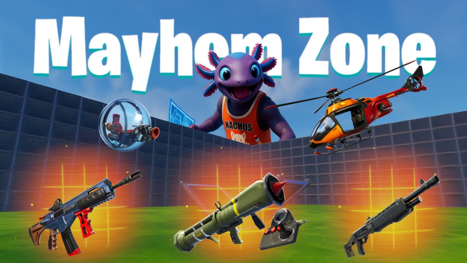 🔥🔫 1v1 Mayhem Zone 🚁