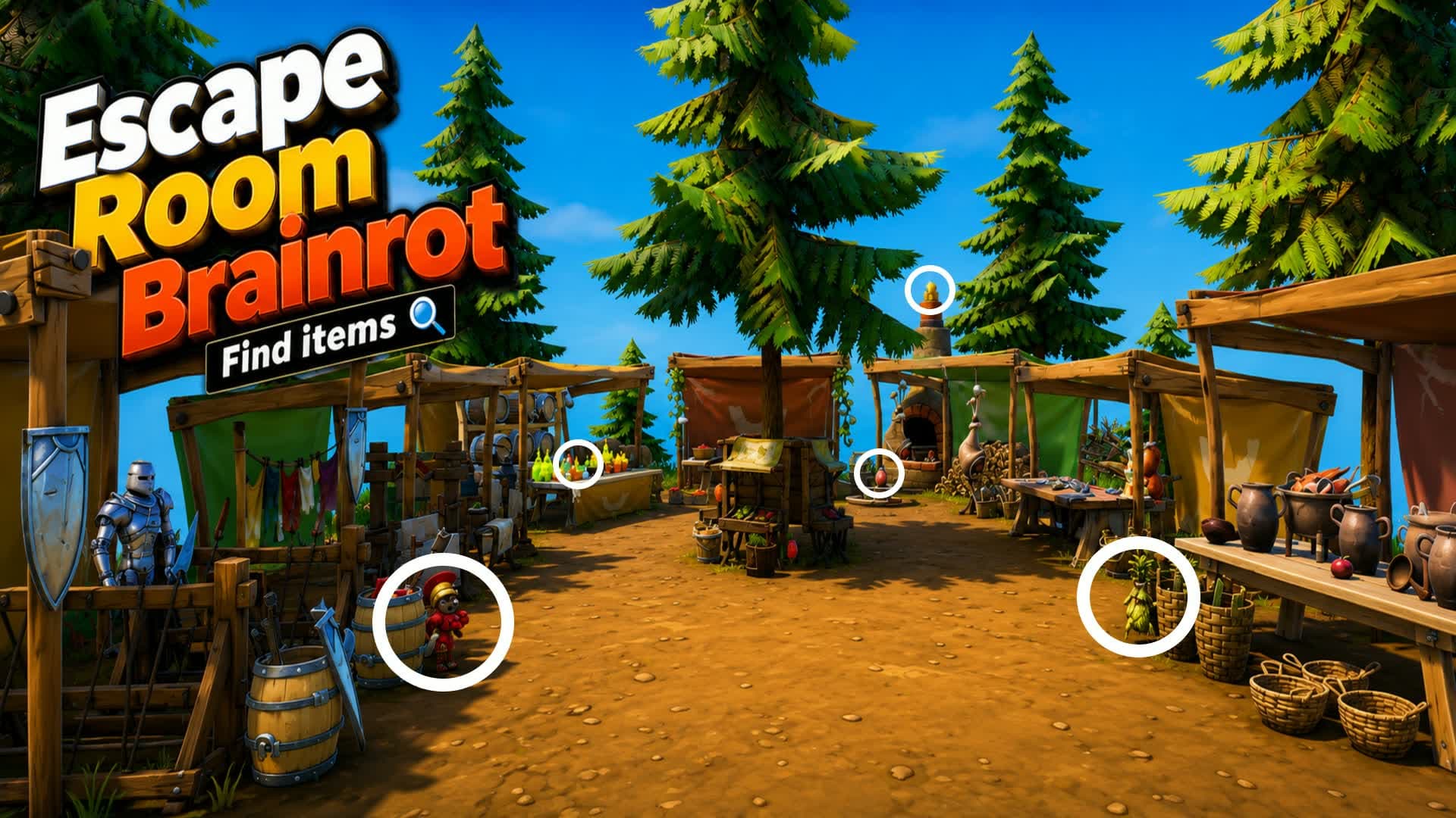 Escape Room Find Items Brainrot 🔎