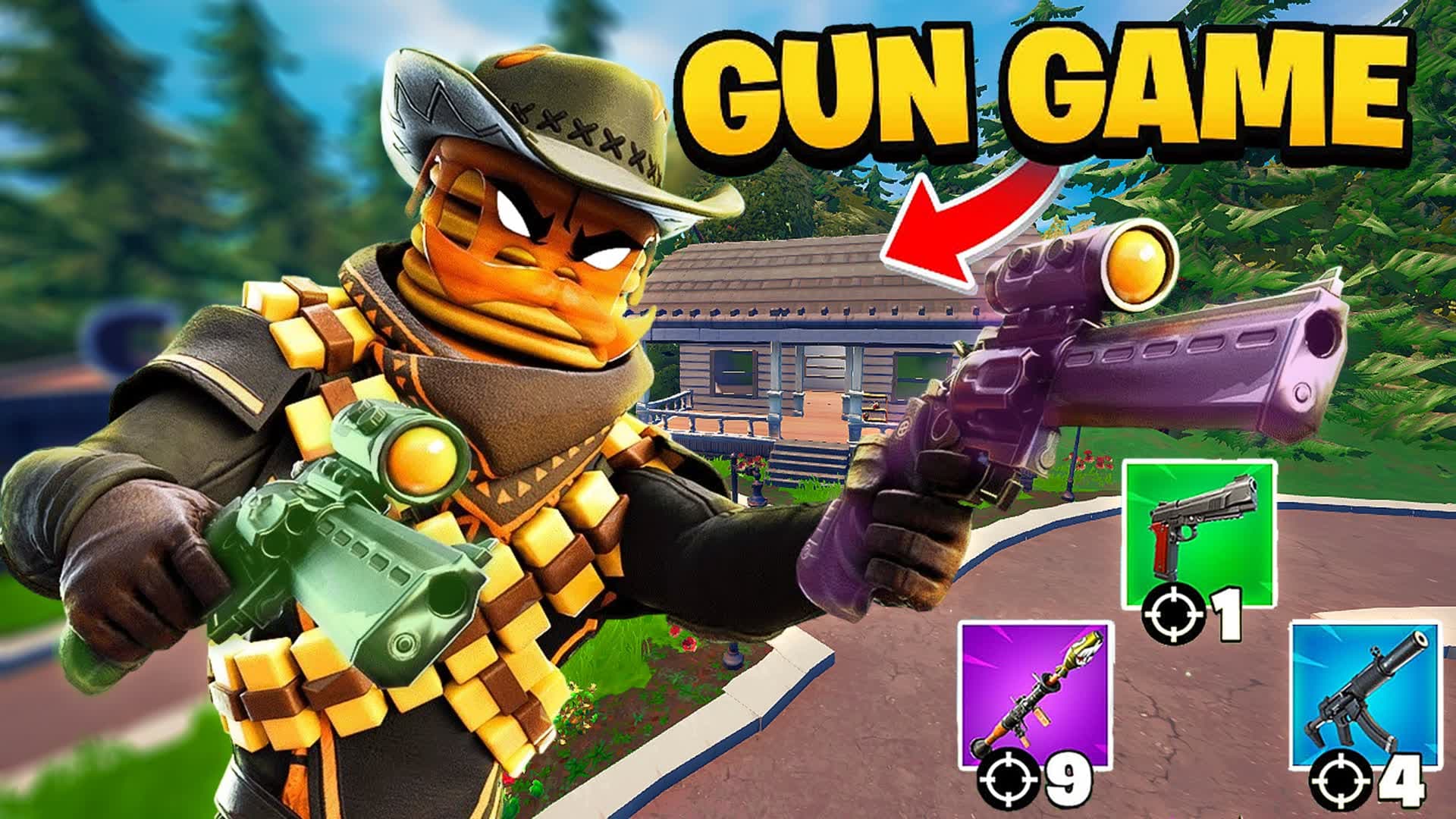 🌲GRAVITY PINES - GUN GAME🌲
