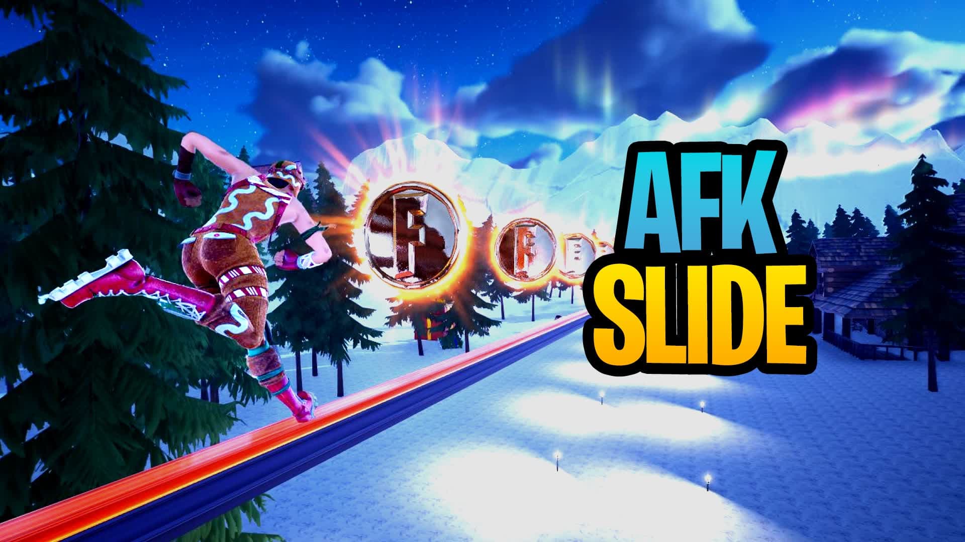 Winter Wonderland Slide Farm