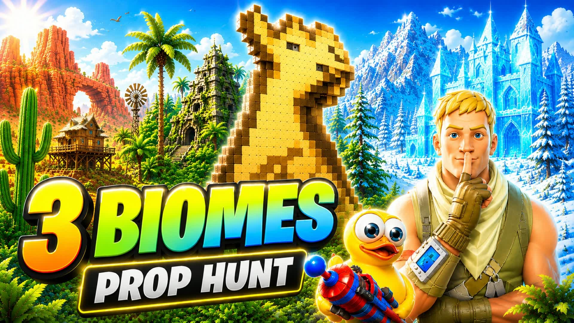 🐪 PROP HUNT 🍌 HIDE AND SEEK ⛄