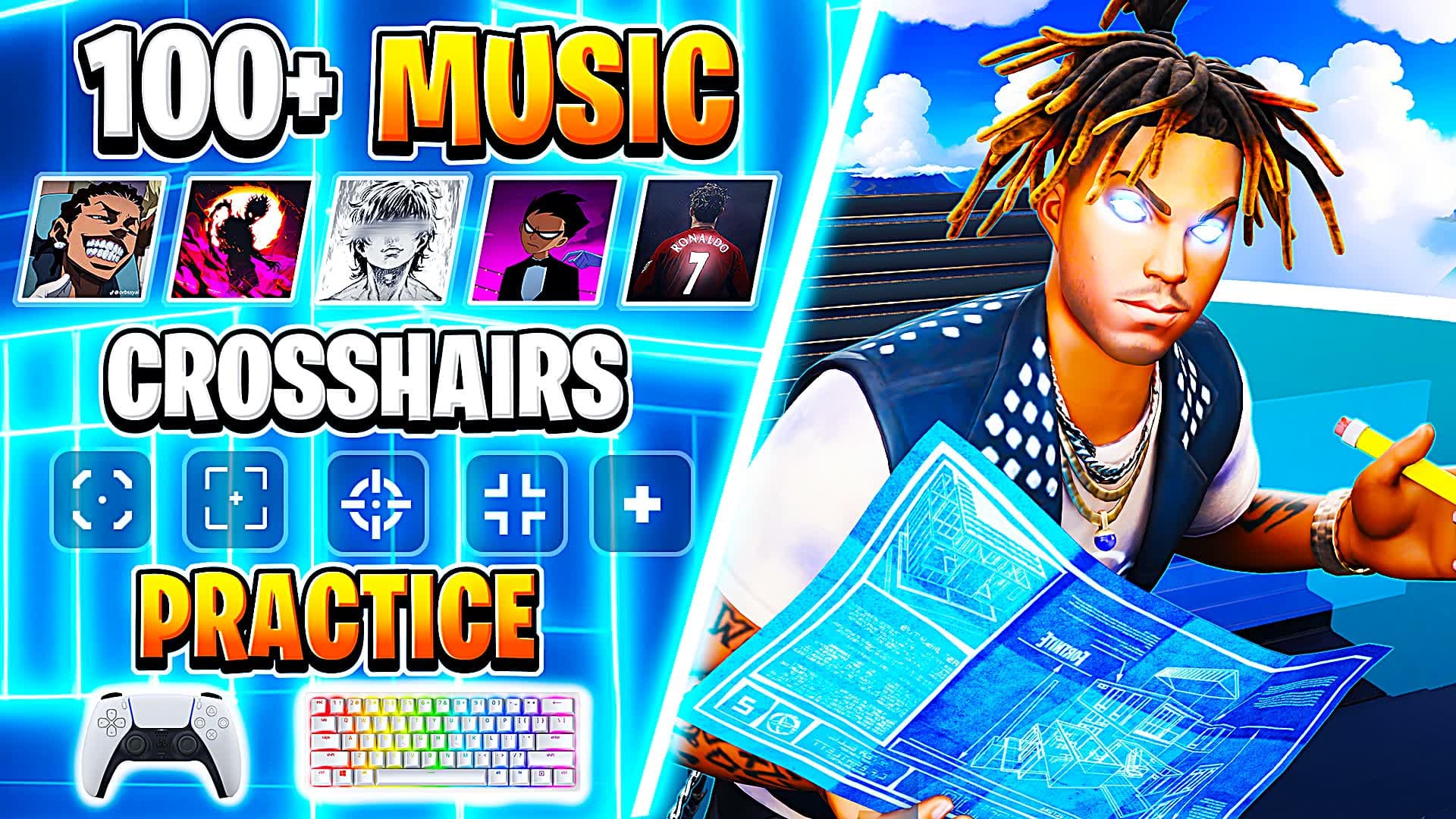 🎵MUSIC 1V1🏆[100+ SONGS]⭐BUILD FIGHTS🧩