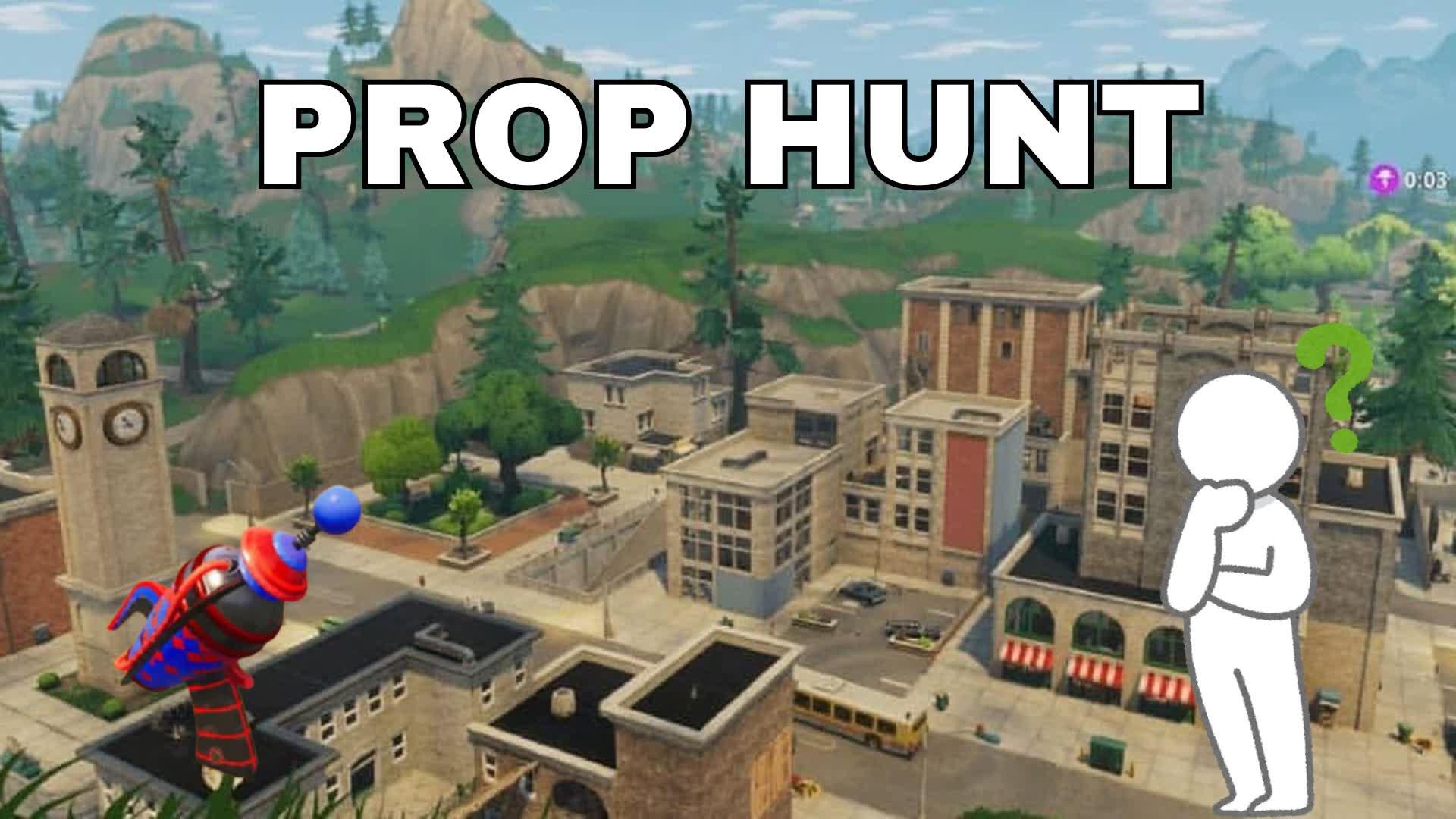 PROP HUNT TILTED TOWER