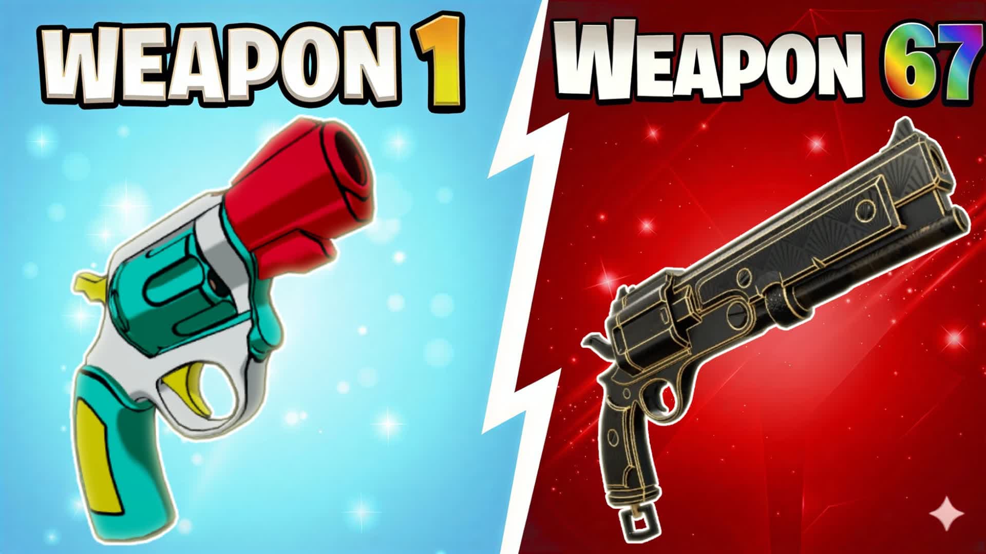 SUPER  GUN GAME🔫 ONE SHOT🎯 AHSGSVGDA