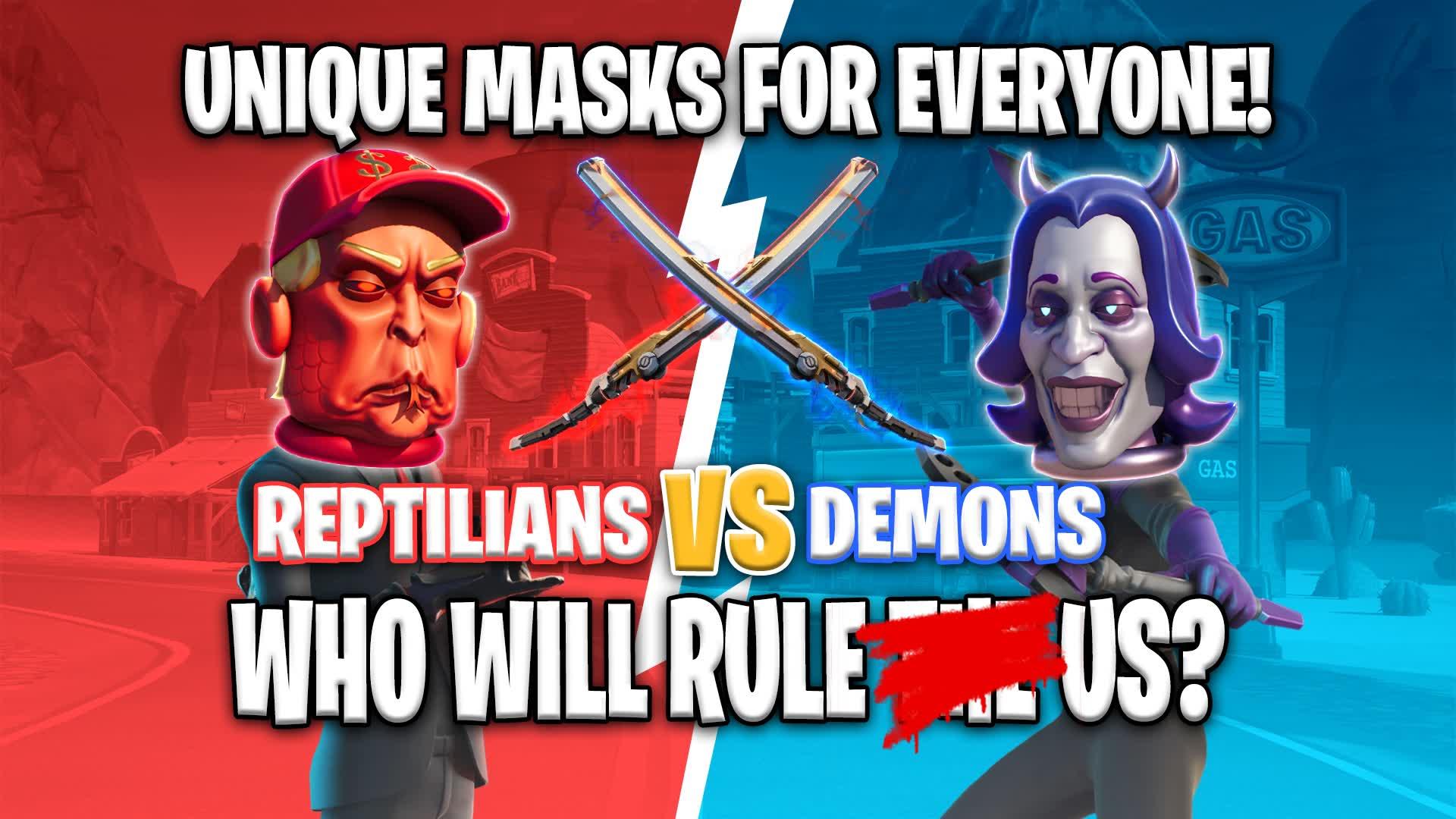 👽Reptilians vs👹Demons: Domination 🔴🔵