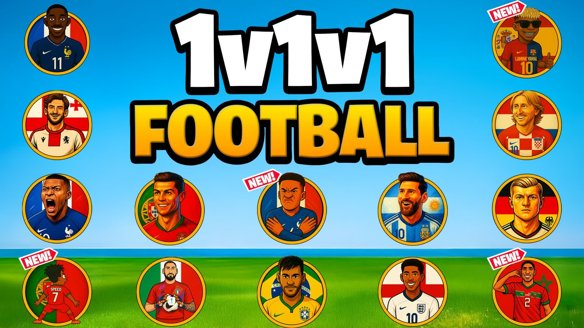 1v1v1 Football [Realistics Free for All]
