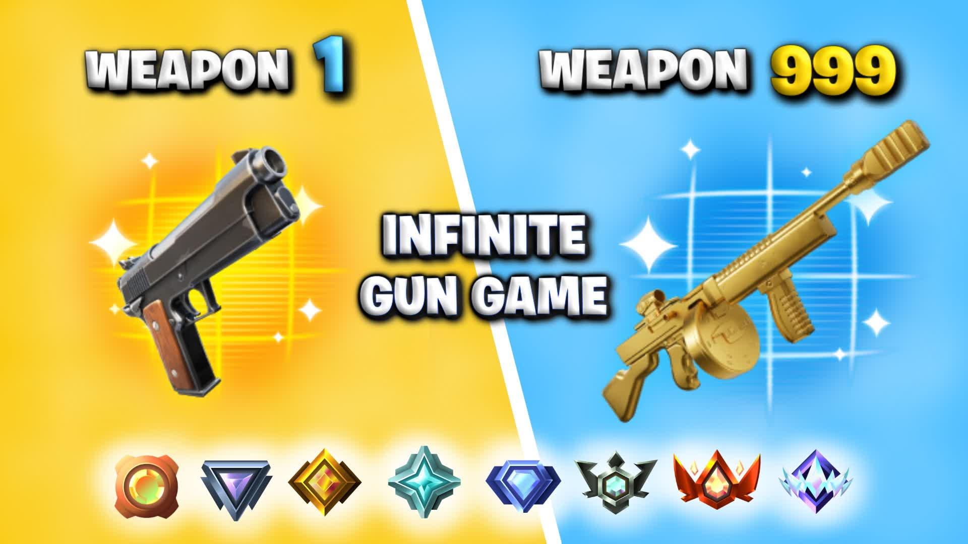 🎯ONE SHOT🎯 INFINITE 🔫GUN GAME🔫