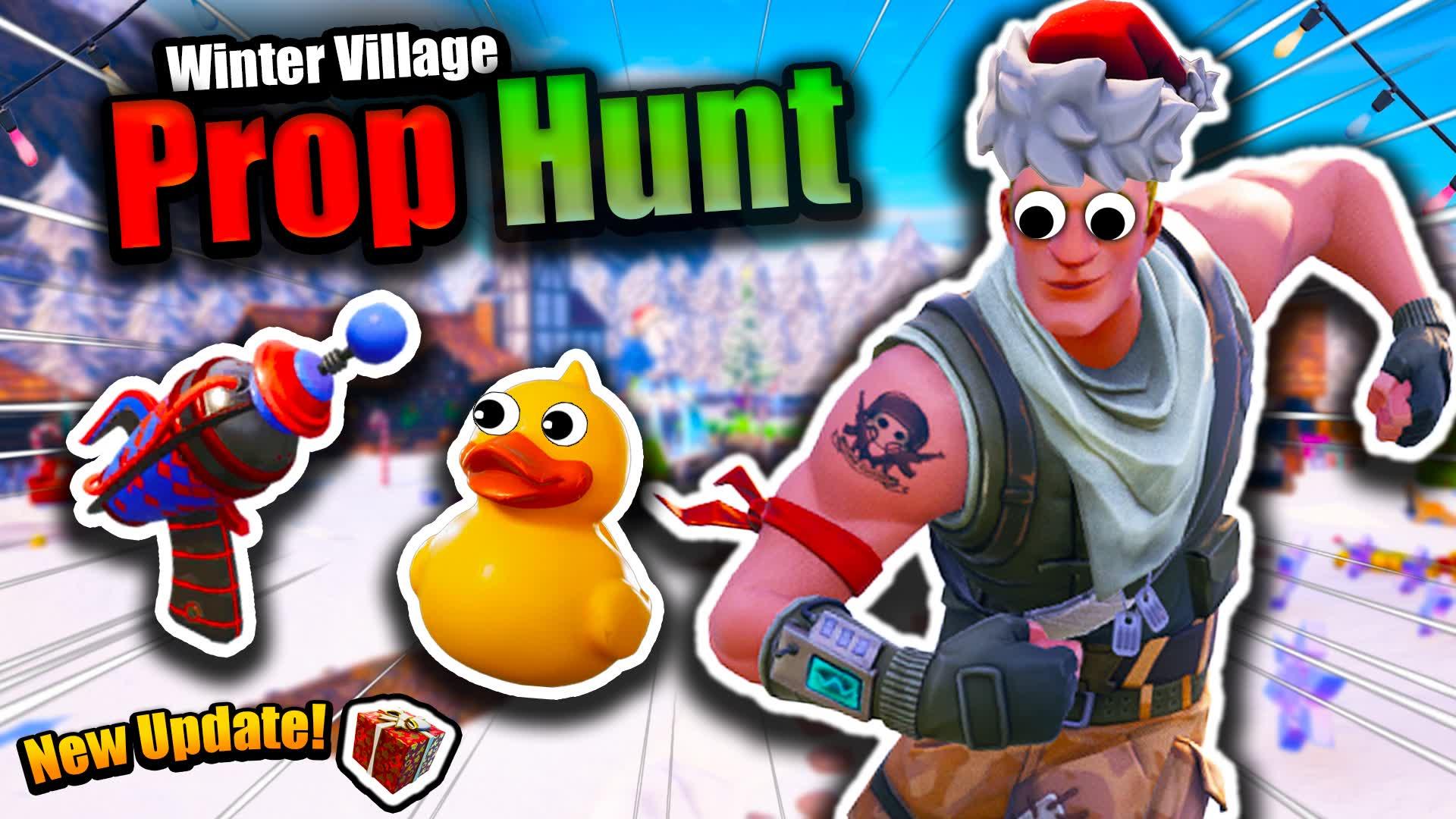 ⭐WINTER VILLAGE🎄 PROP HUNT 🔫