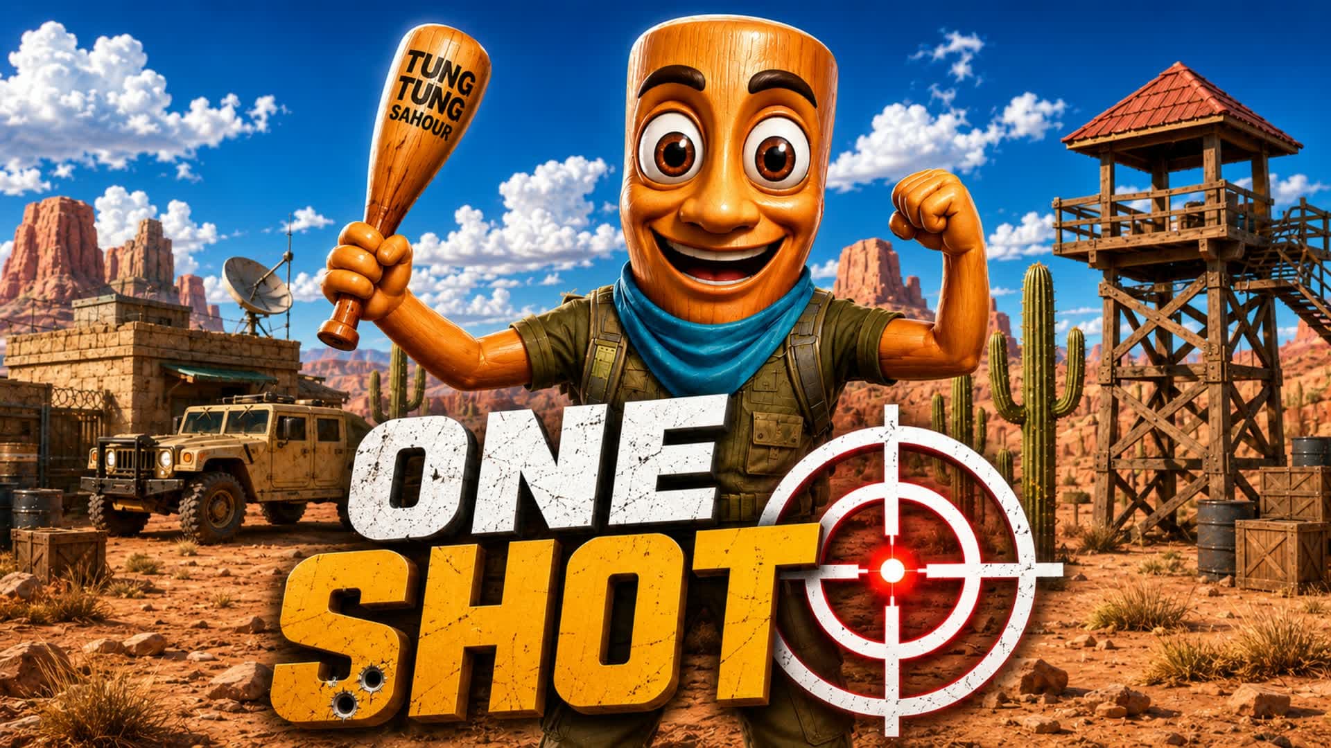 🏜️ TUNG TUNG'S ONE SHOT ARENA
