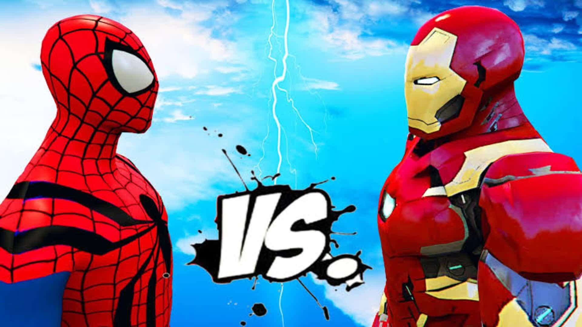 🕷️SPIDER MAN VS 🛡️IRON MAN