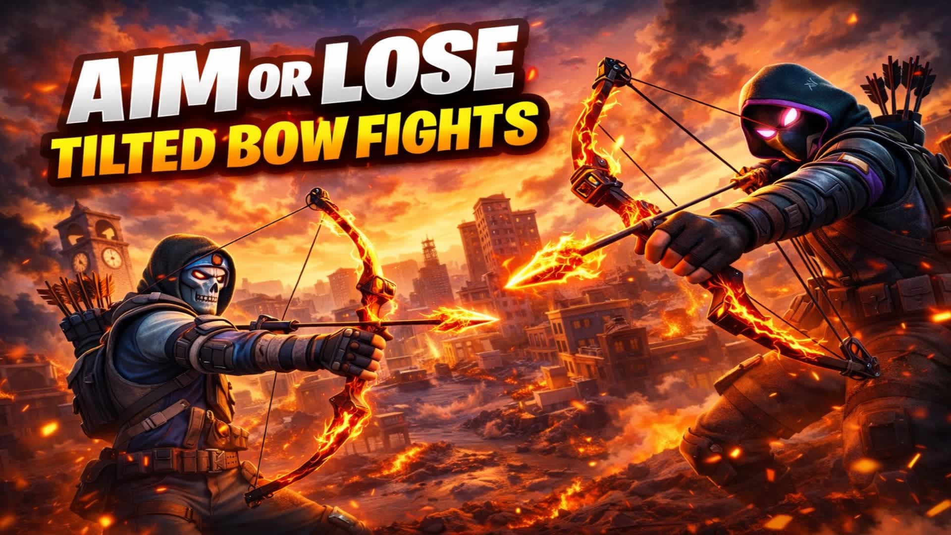 AIM OR LOSE TILTED BOW FIGHTS🏹