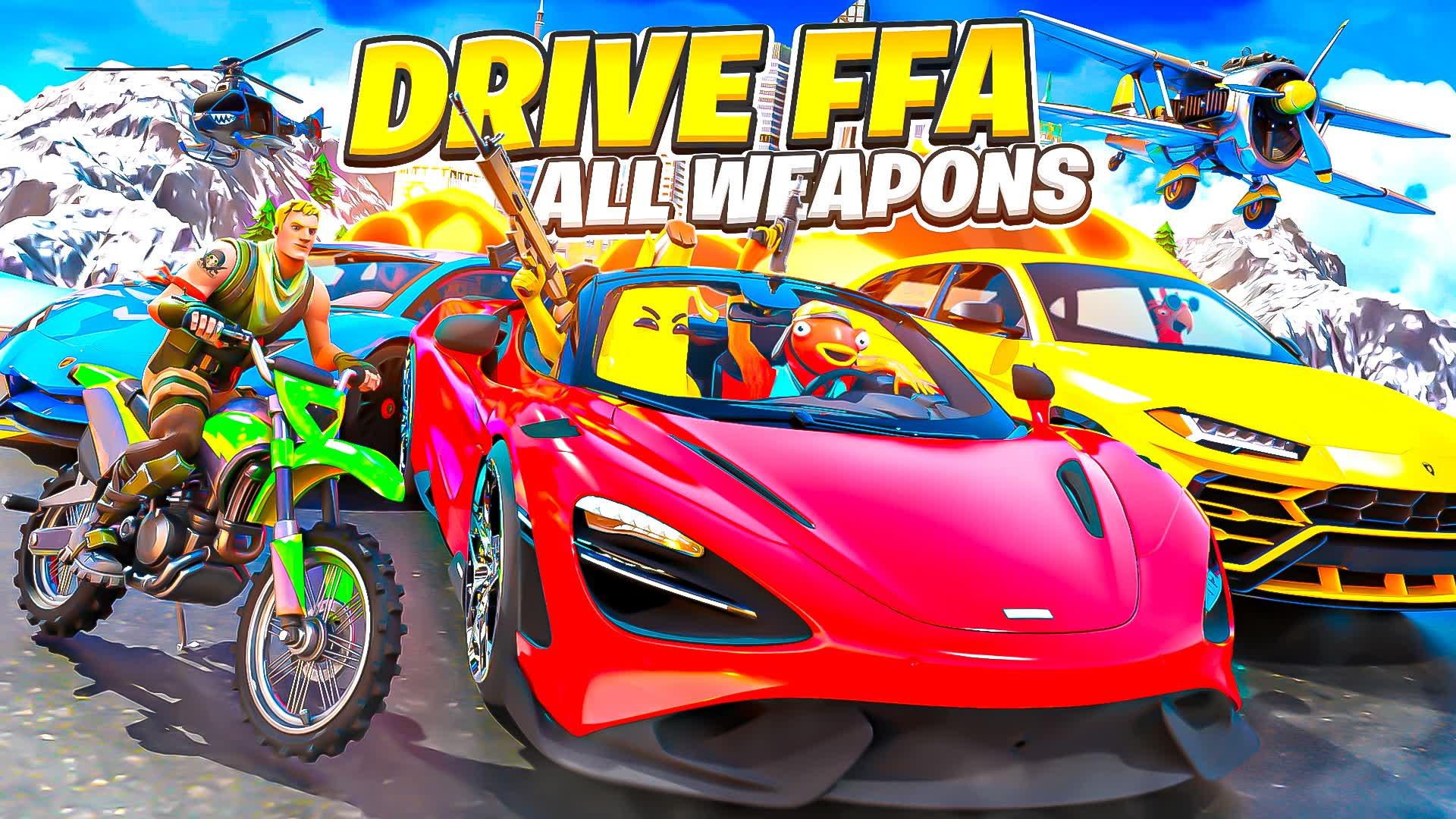 💥DRIVE FFA 🚔🏙️ - ALL WEAPONS! 🔥 RP