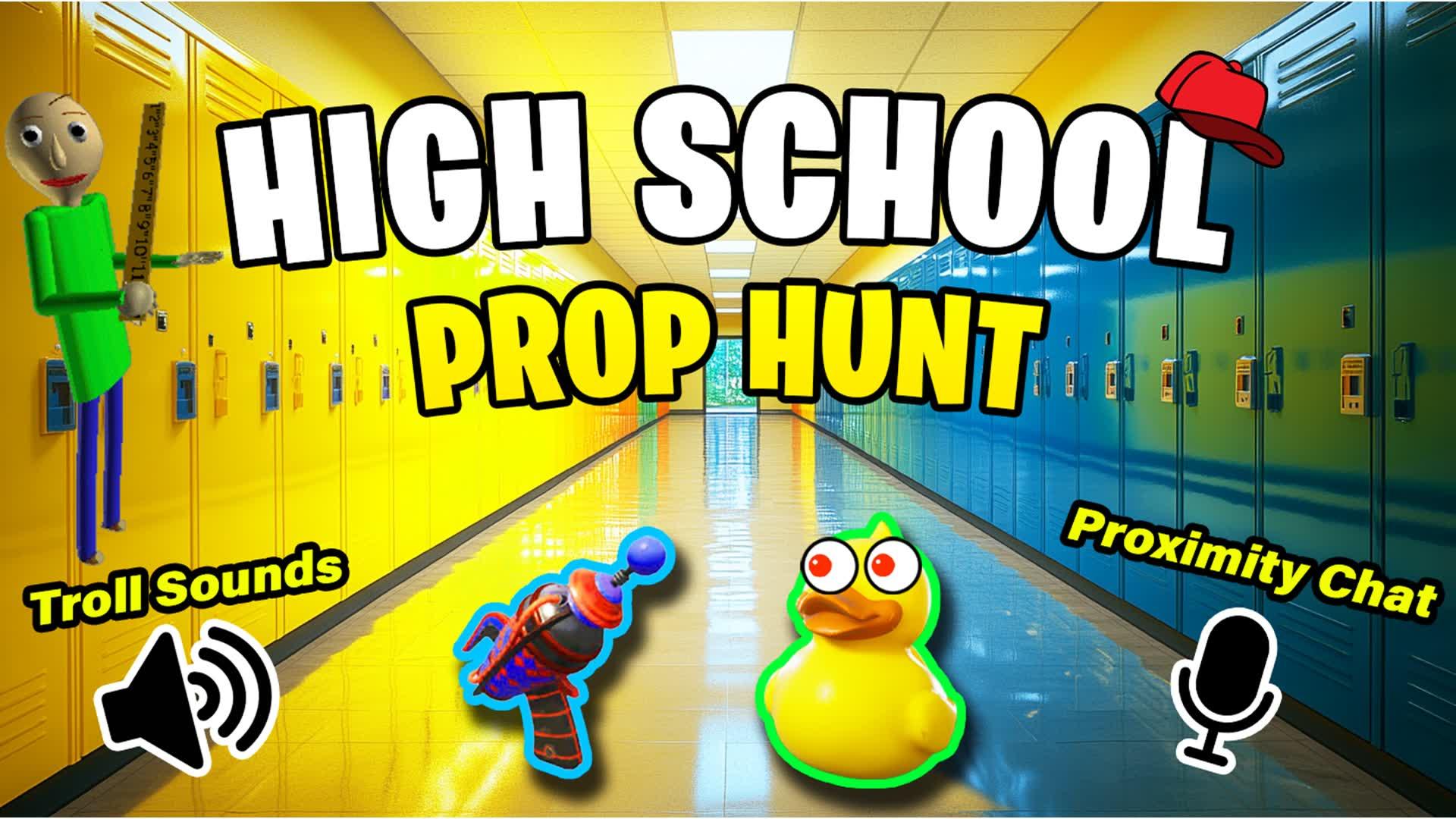 HIGH SCHOOL PROP HUNT📚