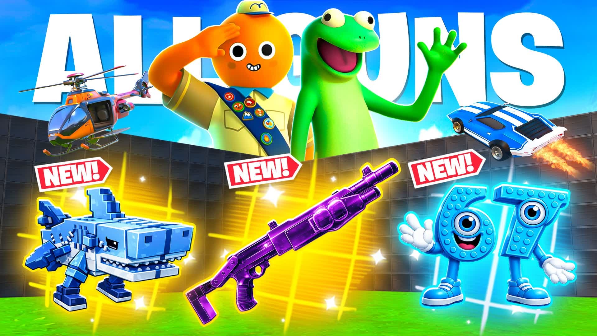 FUN 1V1 FFA - ALL GUNS & VEHICLES