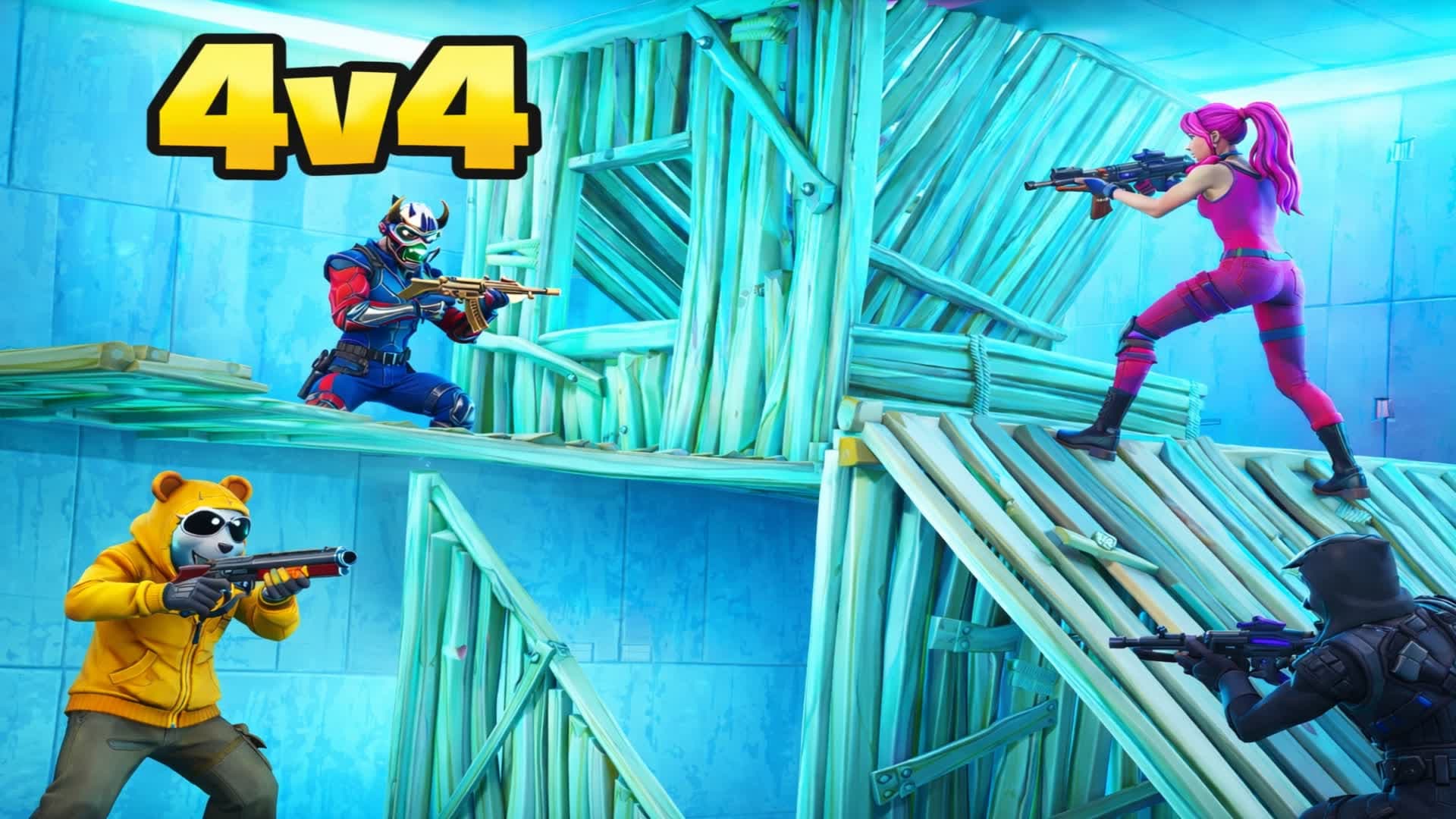 4v4 Piece control [4v4 3v3 2v2 1v1]