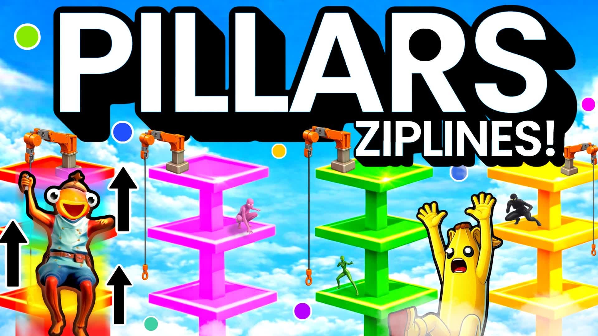 Mega Level Pillars - Crazy Lava Pillers