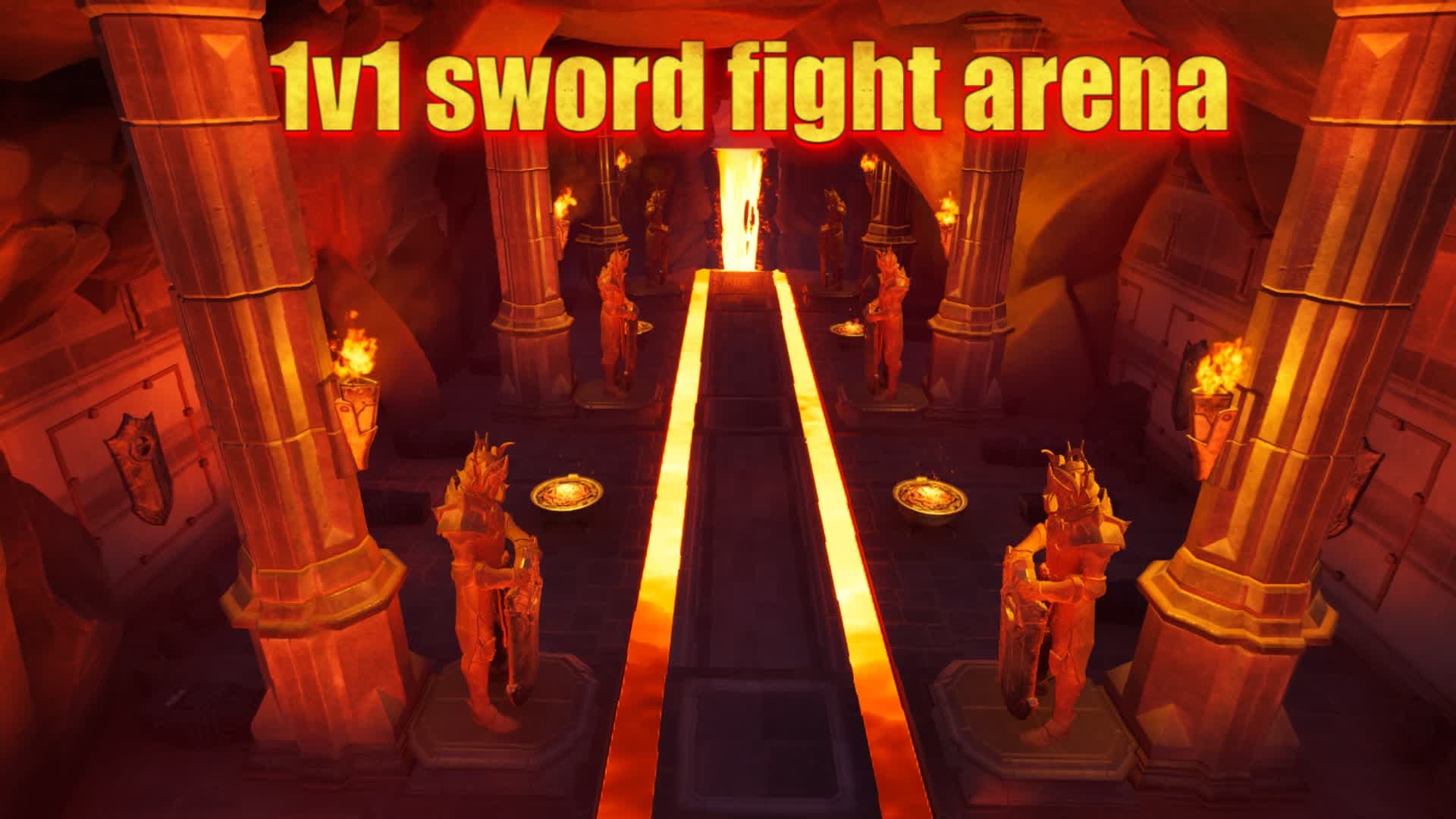 😜1V1 SWORD FIGHT x LAVA CAVE 🥷