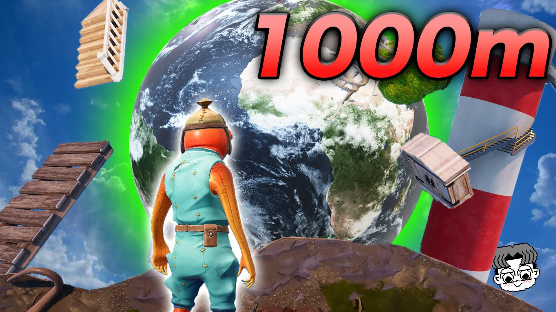 Fortnite_OnlyUp 1000m登りきれ！