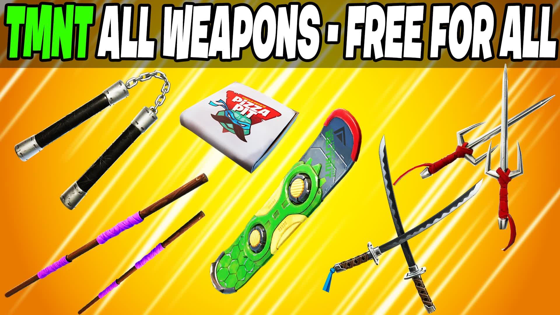 TMNT ALL WEAPONS - FREE FOR ALL