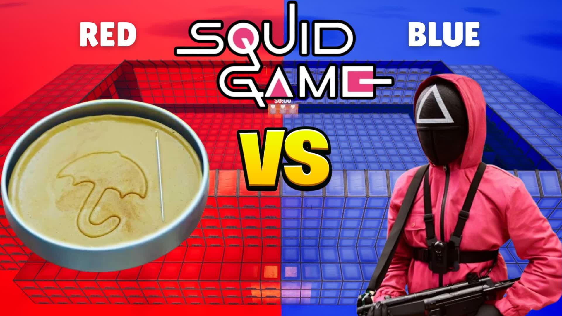 SQUID GAME RED VS BLUE 🔴🔵