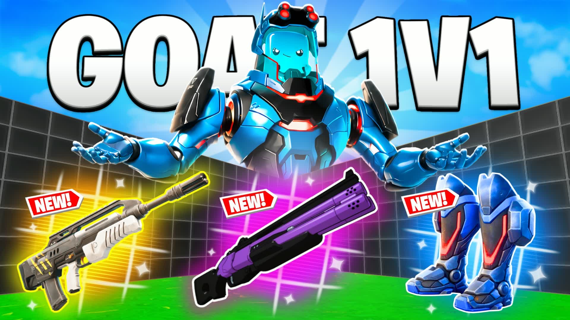 GOAT 1V1 ALL GUNS & CARS