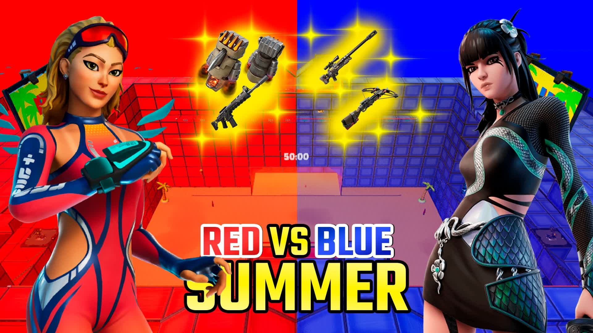 RED VS BLUE | SUMMER! ☂️
