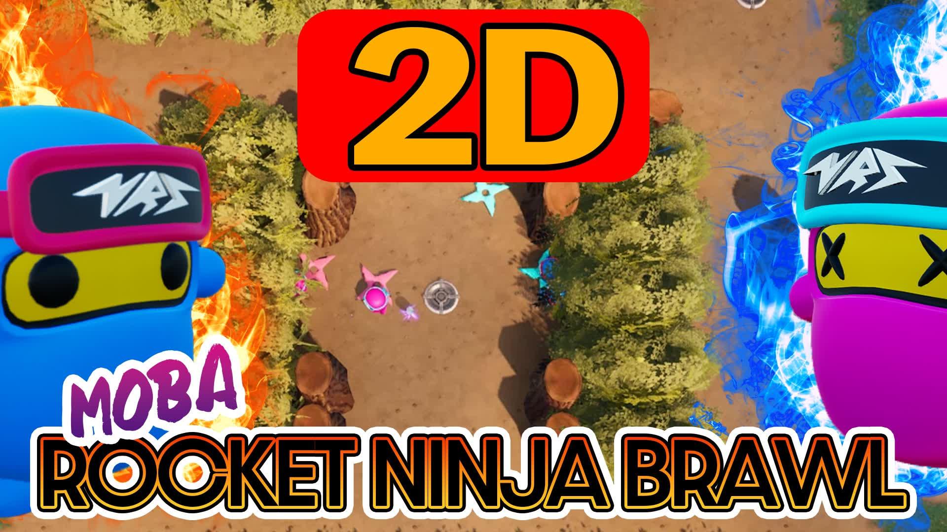 MOBA🗡️ROCKET NINJA BRAWL🗡️