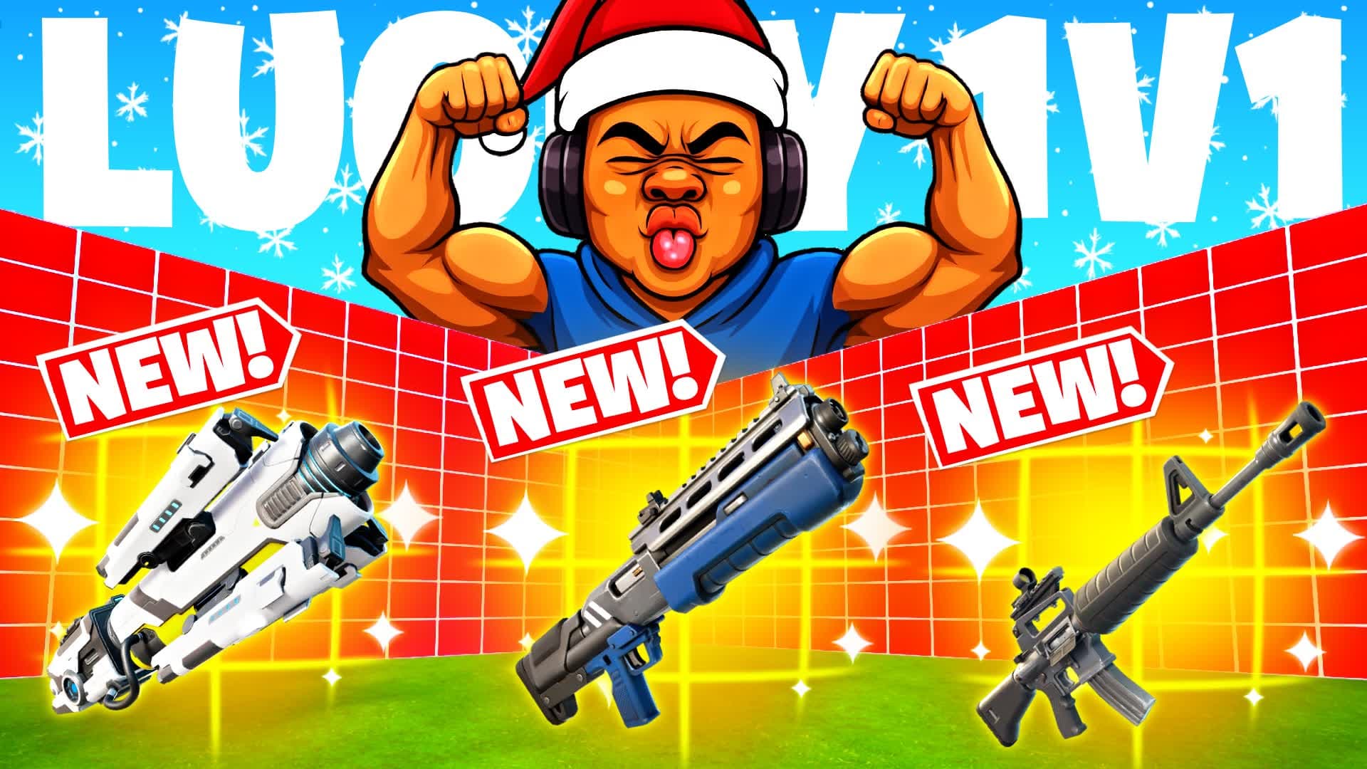 Lucky 1V1 A With Every Gun and rides pvp