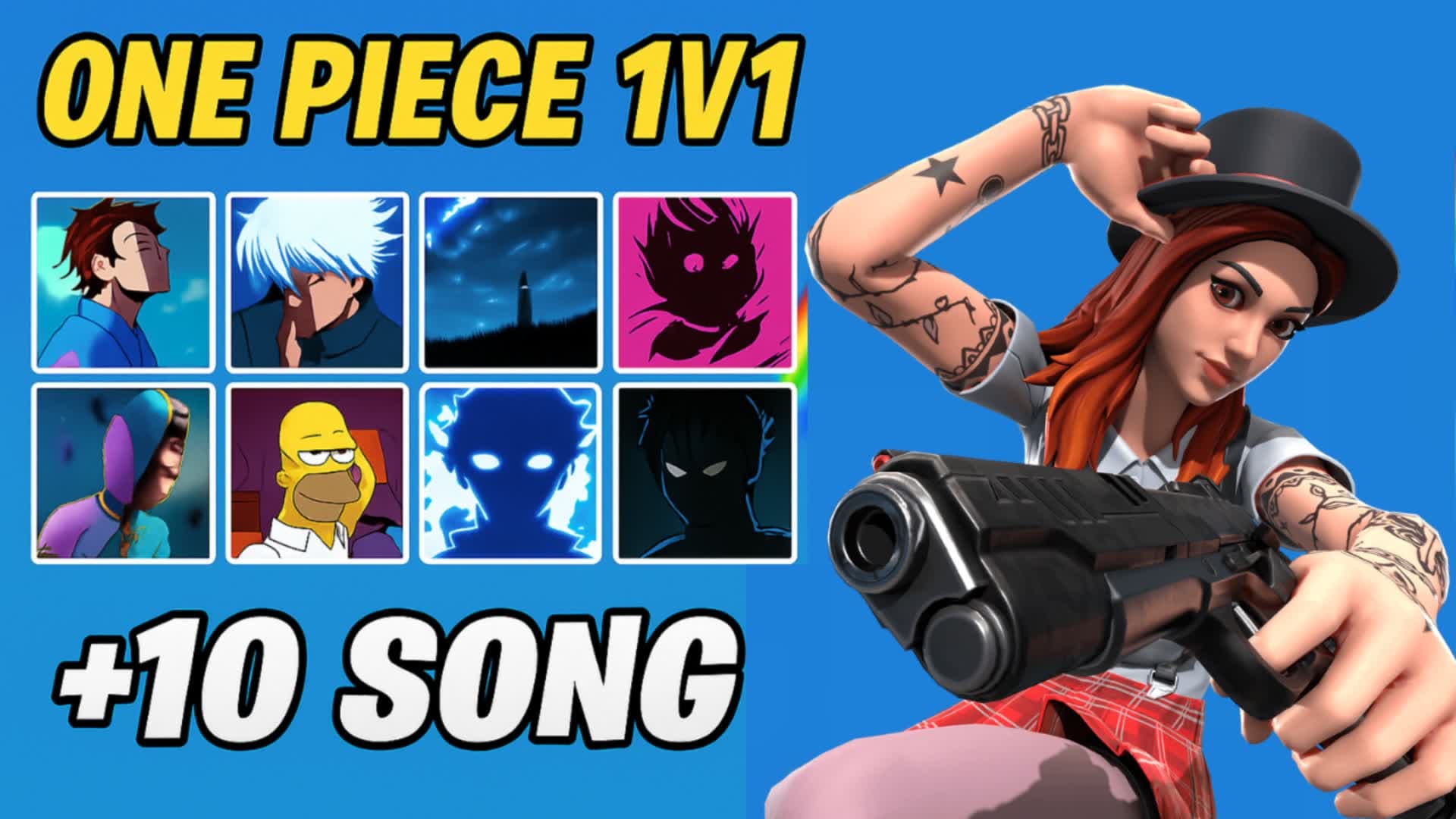 1V1 {ONE PIECE EDITION} BUILD FIGHT V2