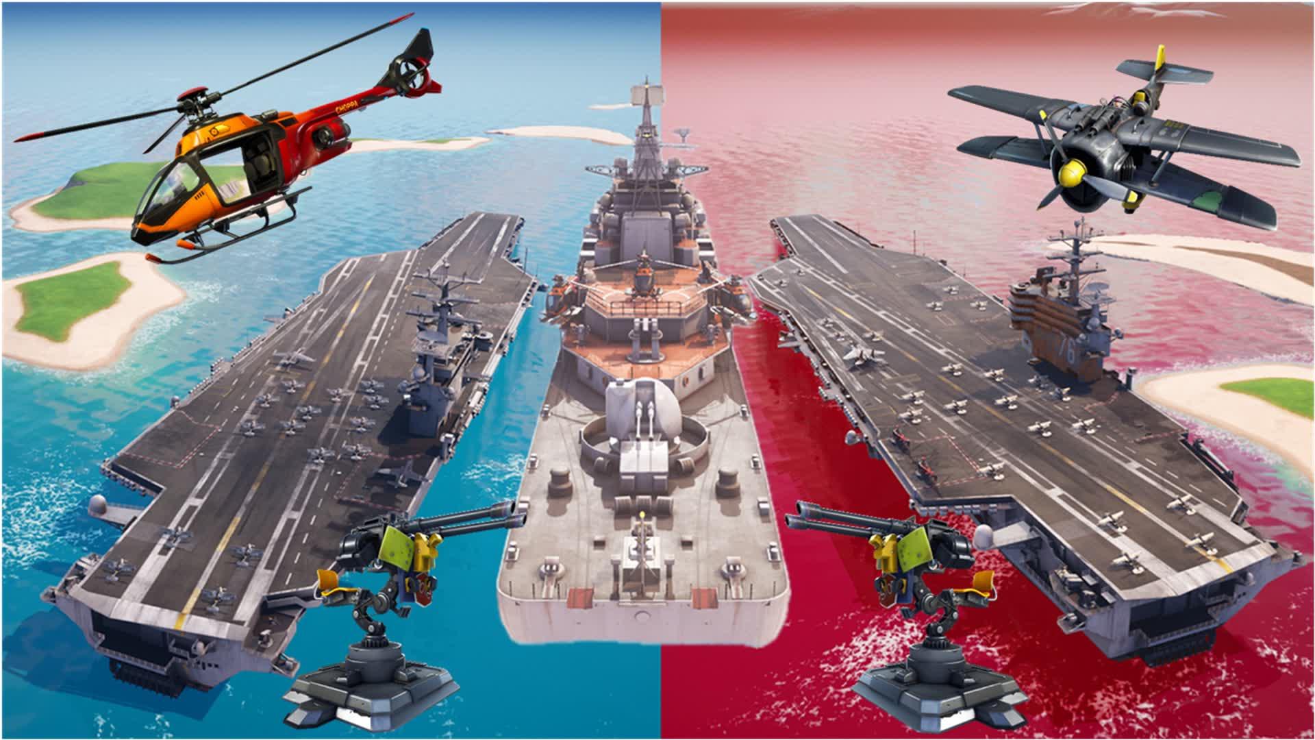 RED🔴VS🔵BLUE-Attack Enemy Carrier!