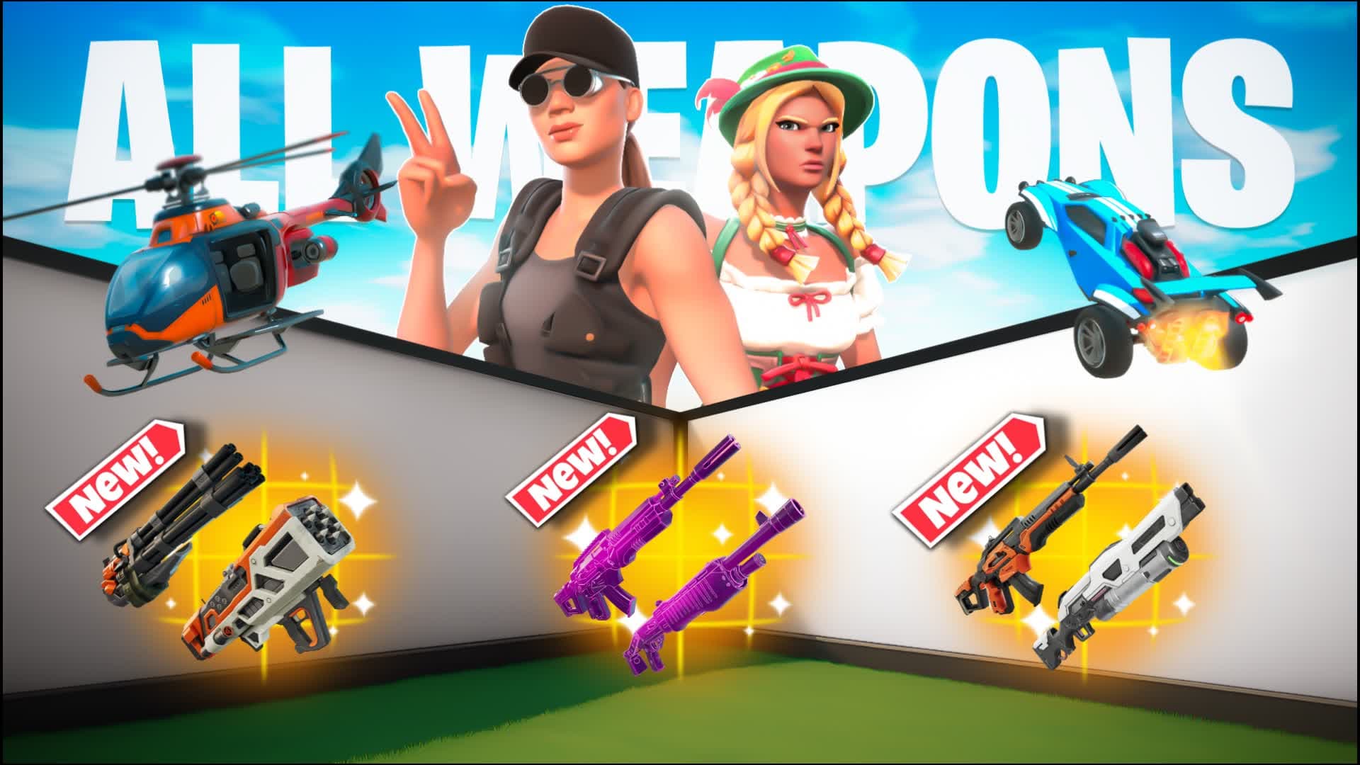 All Weapons FFA - جميع الاسلحة [NAR-T3B]