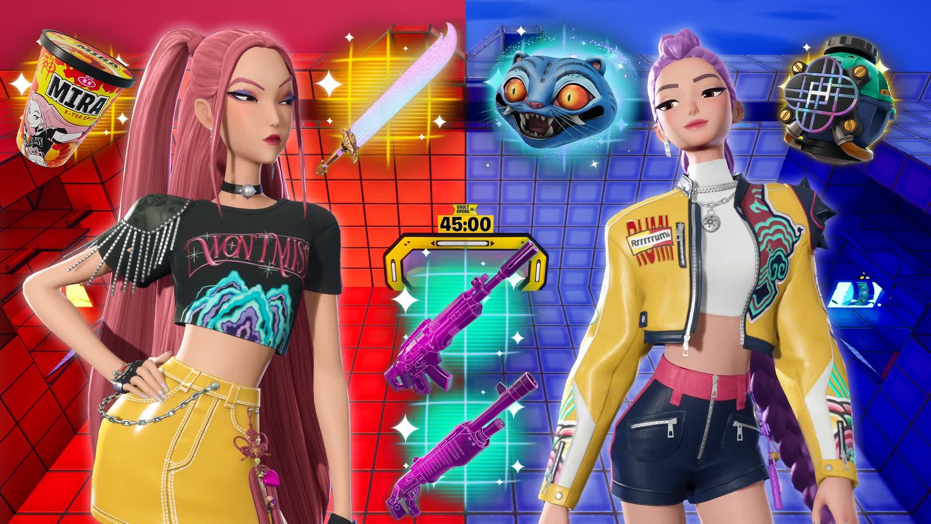 👹 KPOP HUNTERS RED VS BLUE 🔴🔵 BEST