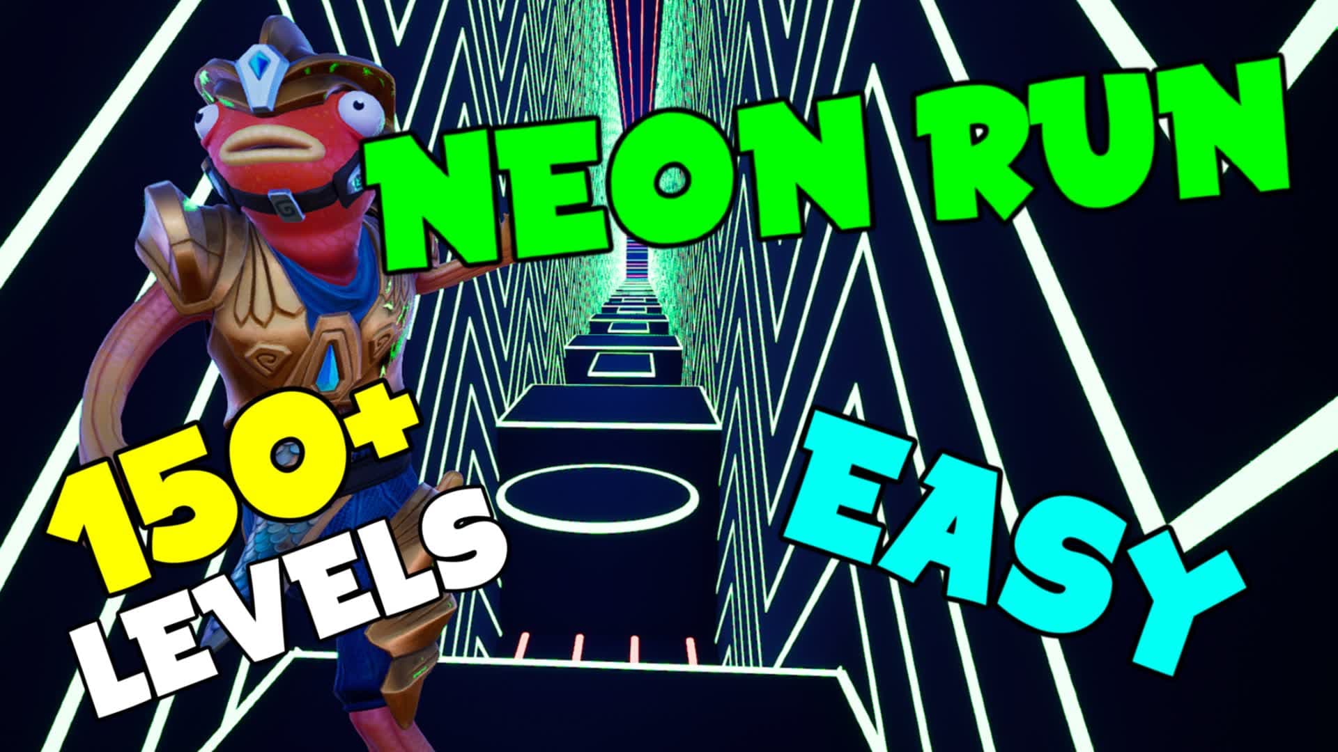 ⭐ NEON RUN EASY 150+ LEVELS