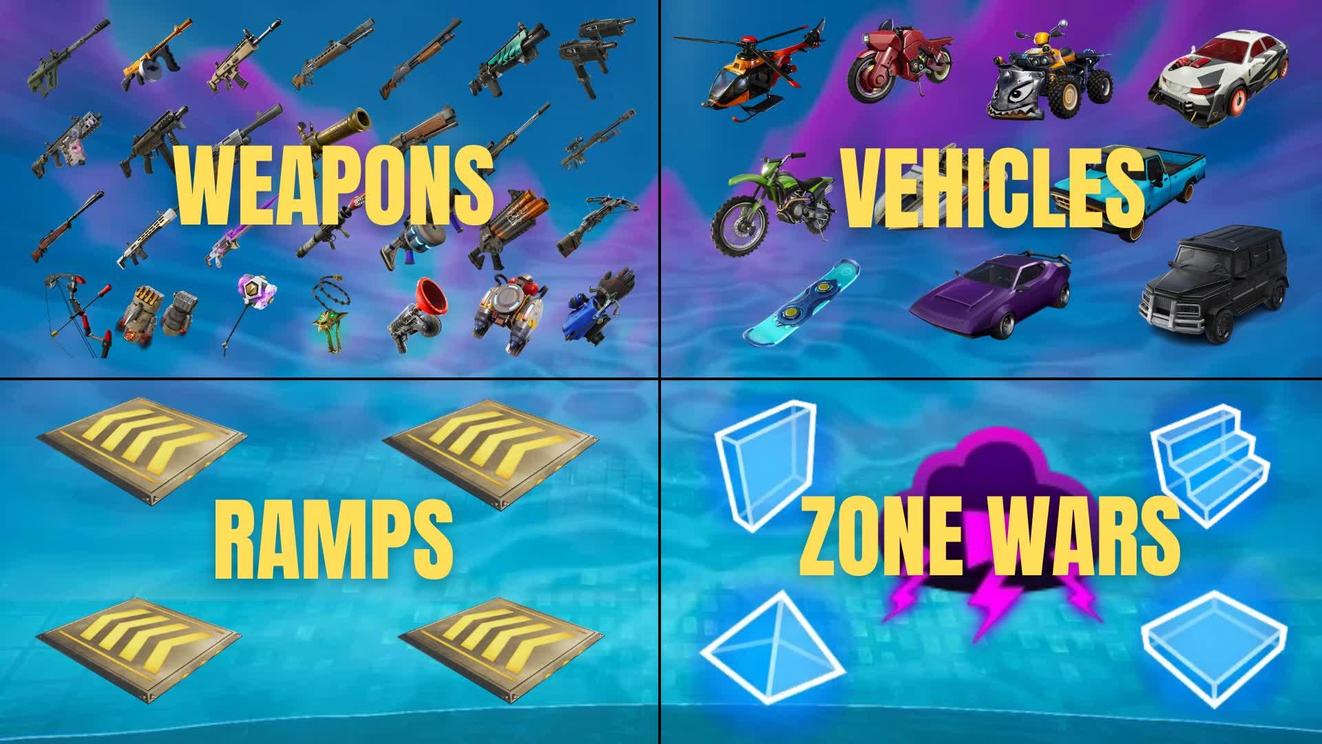 Weapon Vehicle Ramp Zone Wars