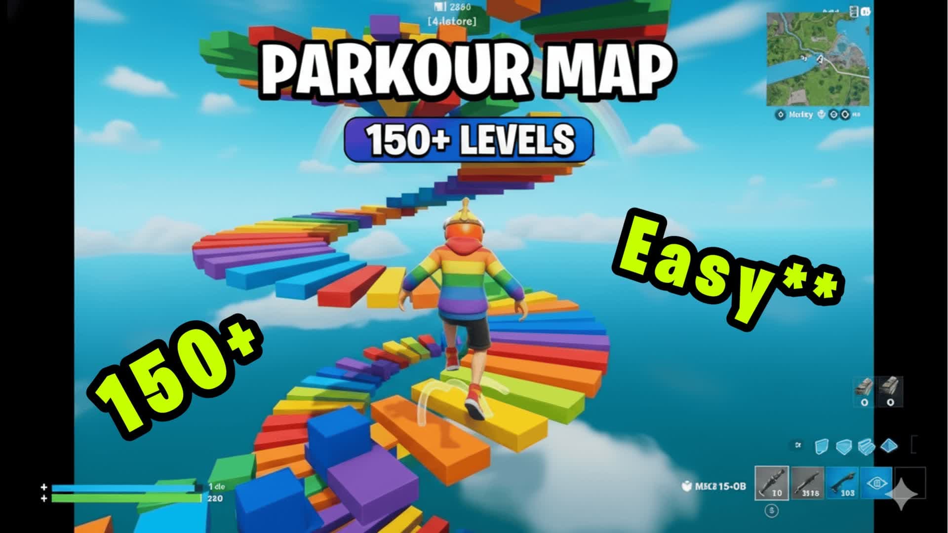 EASY PARKOUR | EASY OBBY PARKOUR | 150+