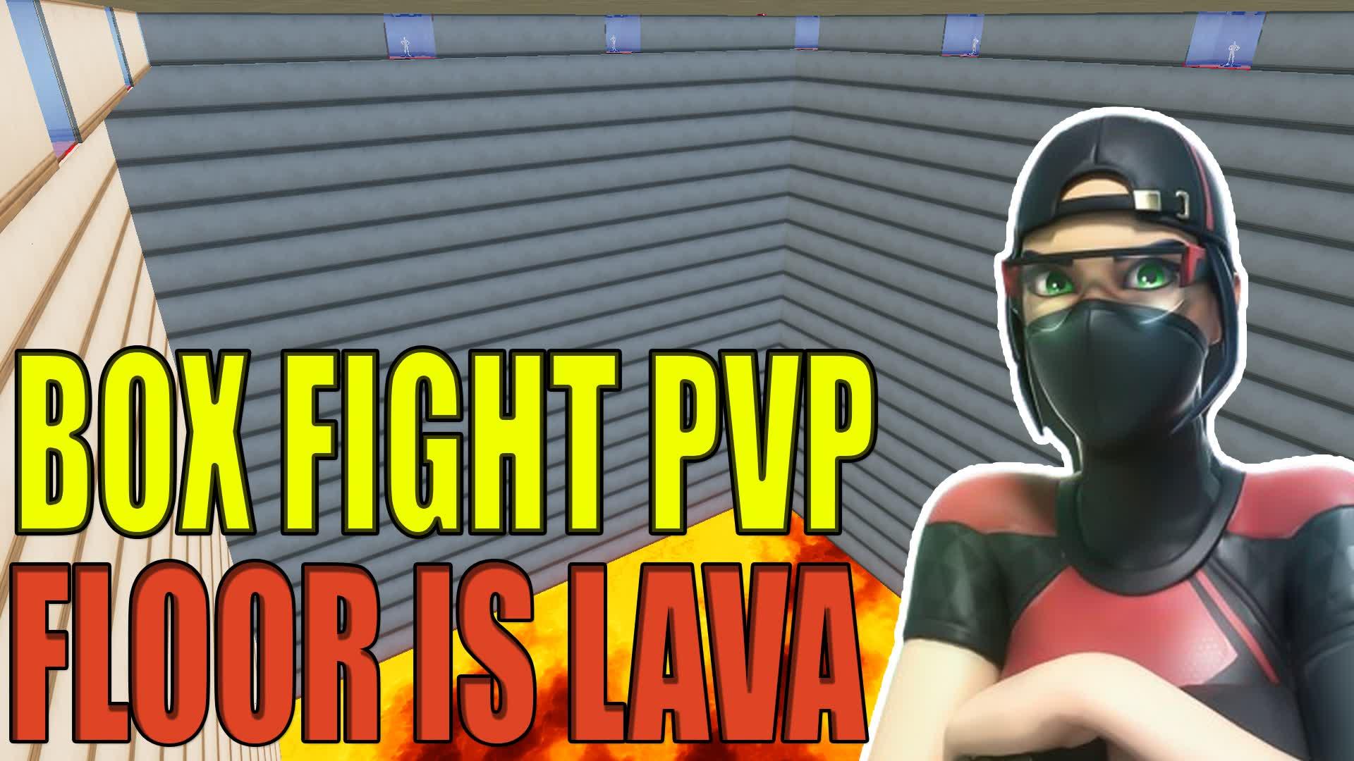 THE FLOOR IS LAVA - BOX FIGHT PVP !! 🌋