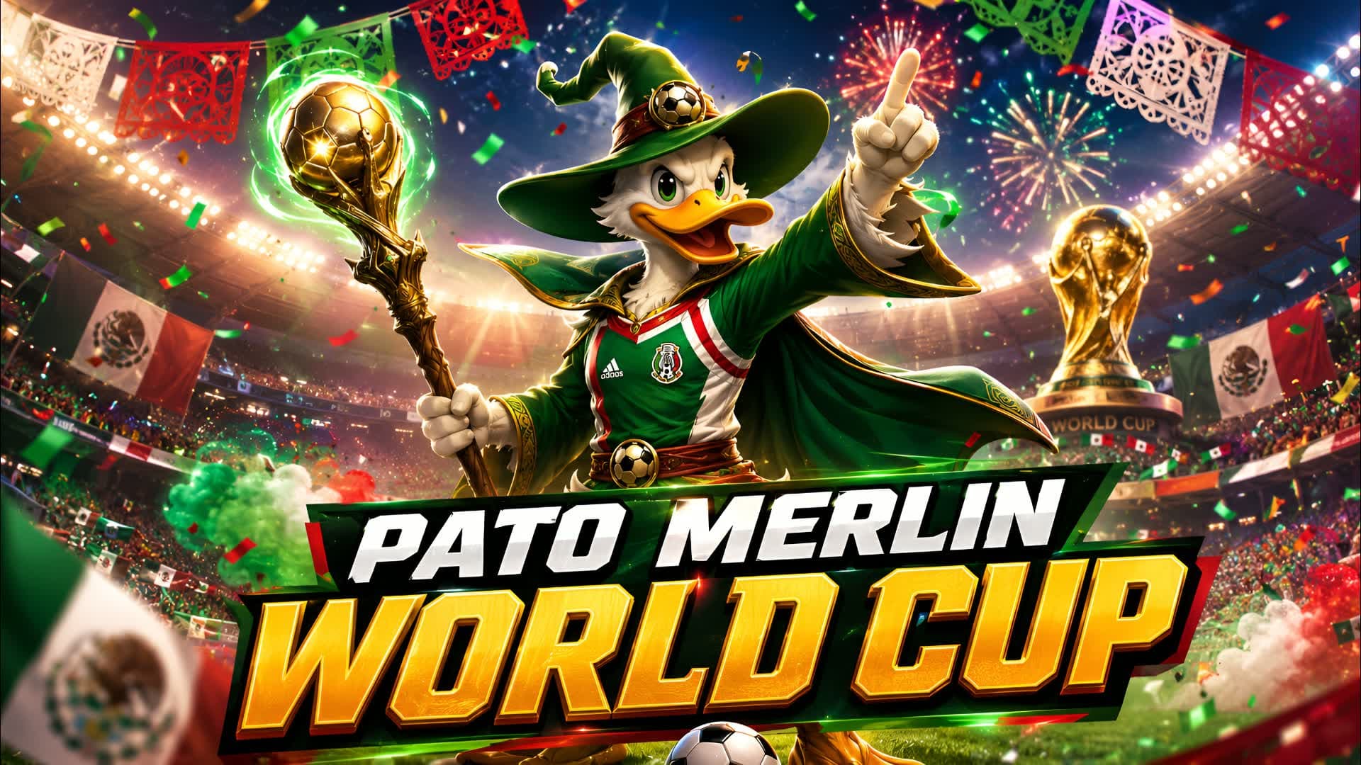 EL PATO MERLIN DUCK WORLD CUP MEXICO🇲🇽