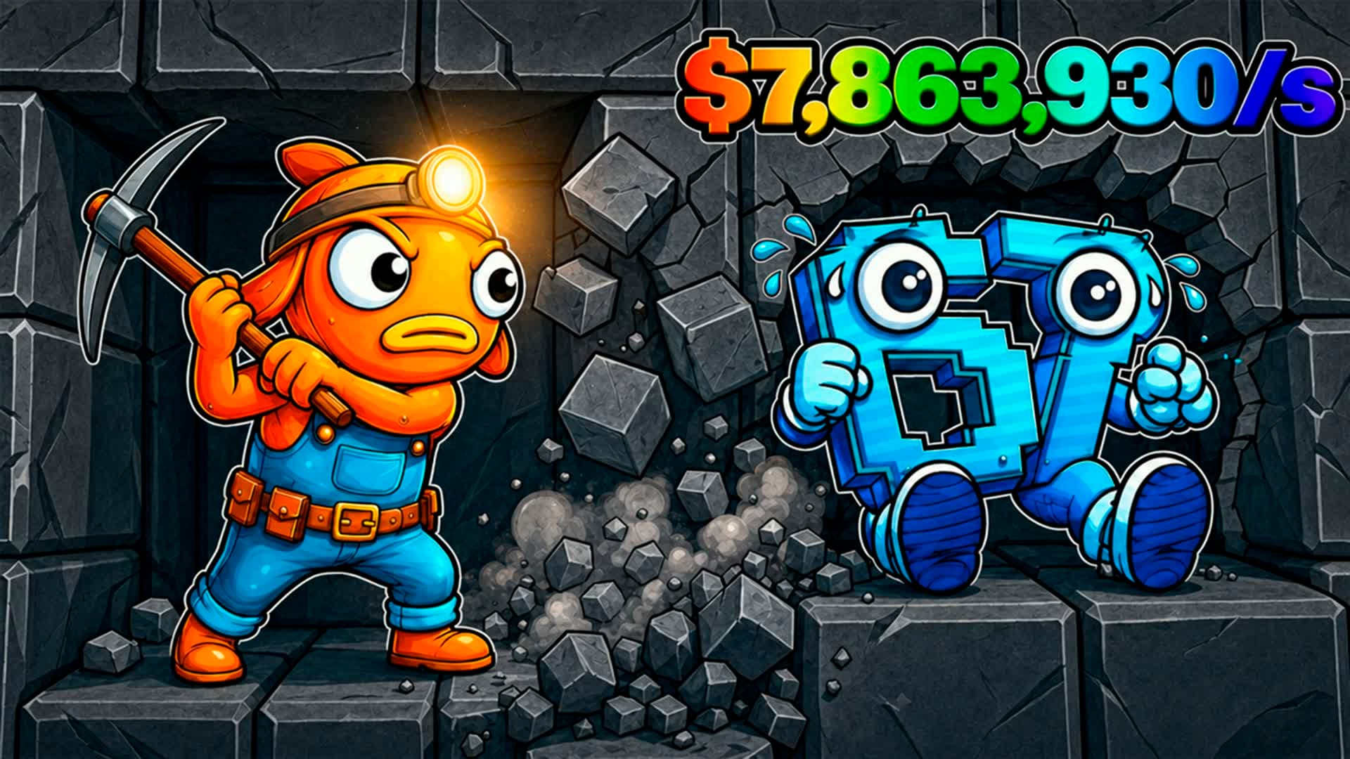 BRAINROT TSUNAMI: STONE MINE⛏️