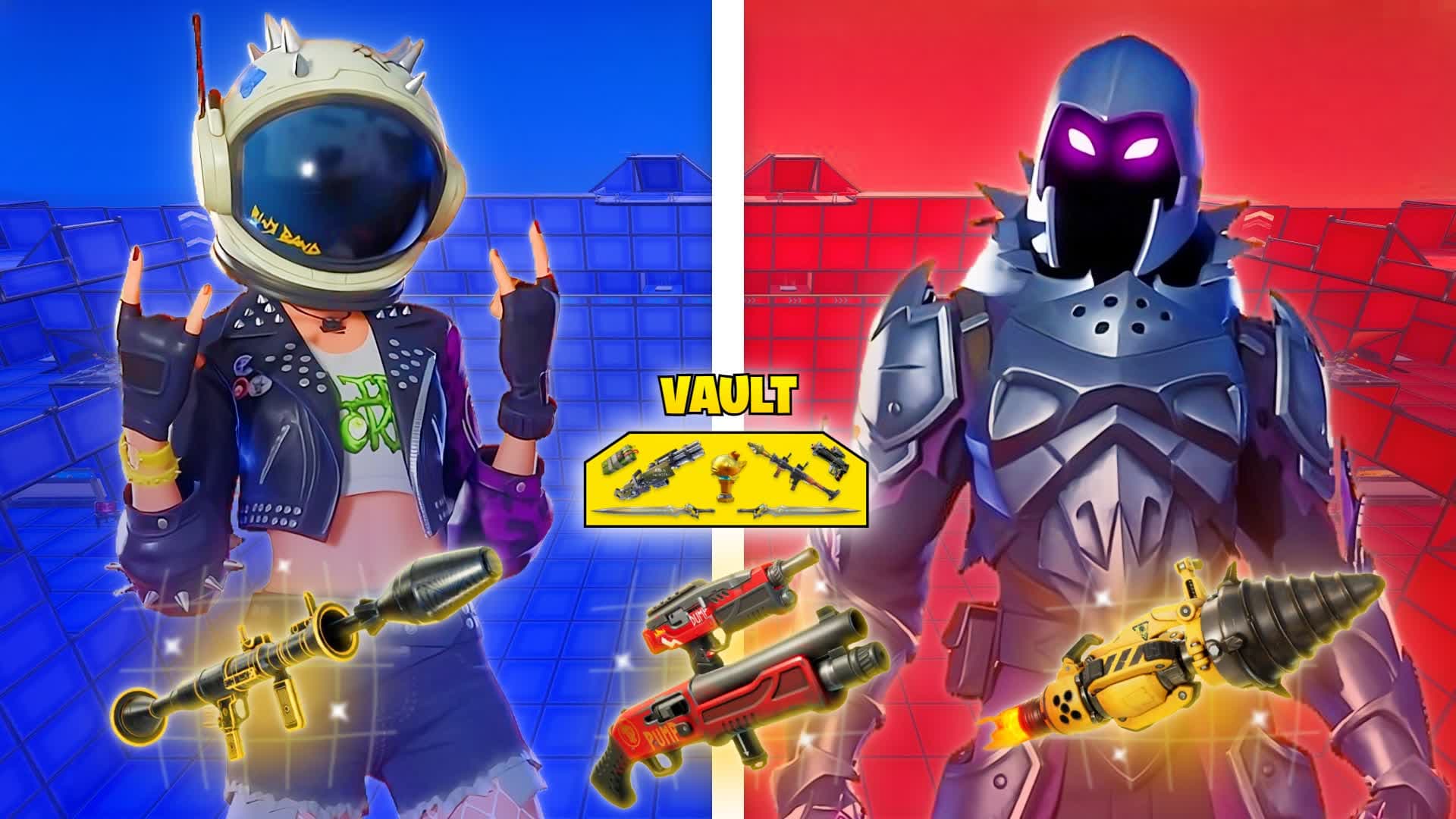 MEGA RED VS BLUE HERO 🔴🔵