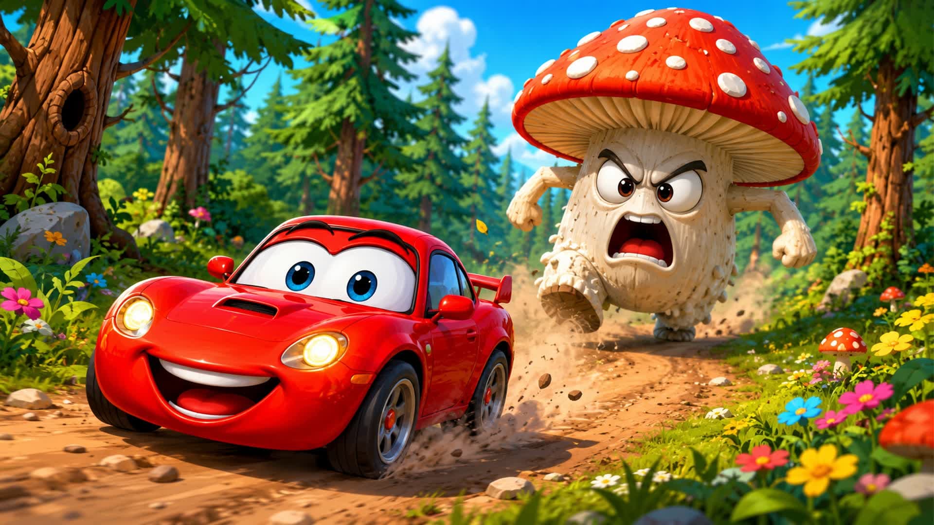 🍄🚕🌲 NOT HORROR DRIVING FFA 🌲🚕🍄