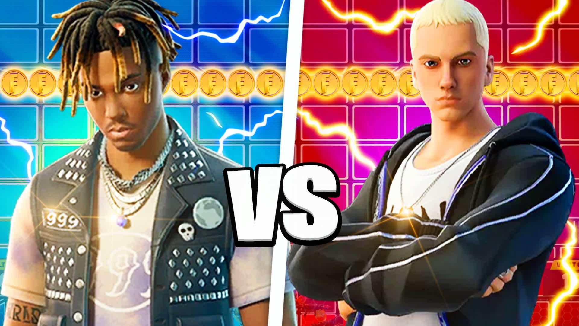 JUICE WRLD VS EMINEM 🔴🔵