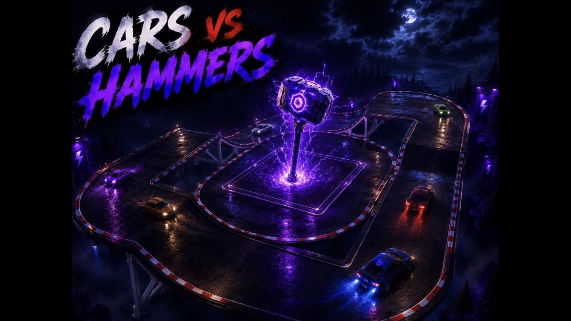 Hammers VS Cars (1V8)