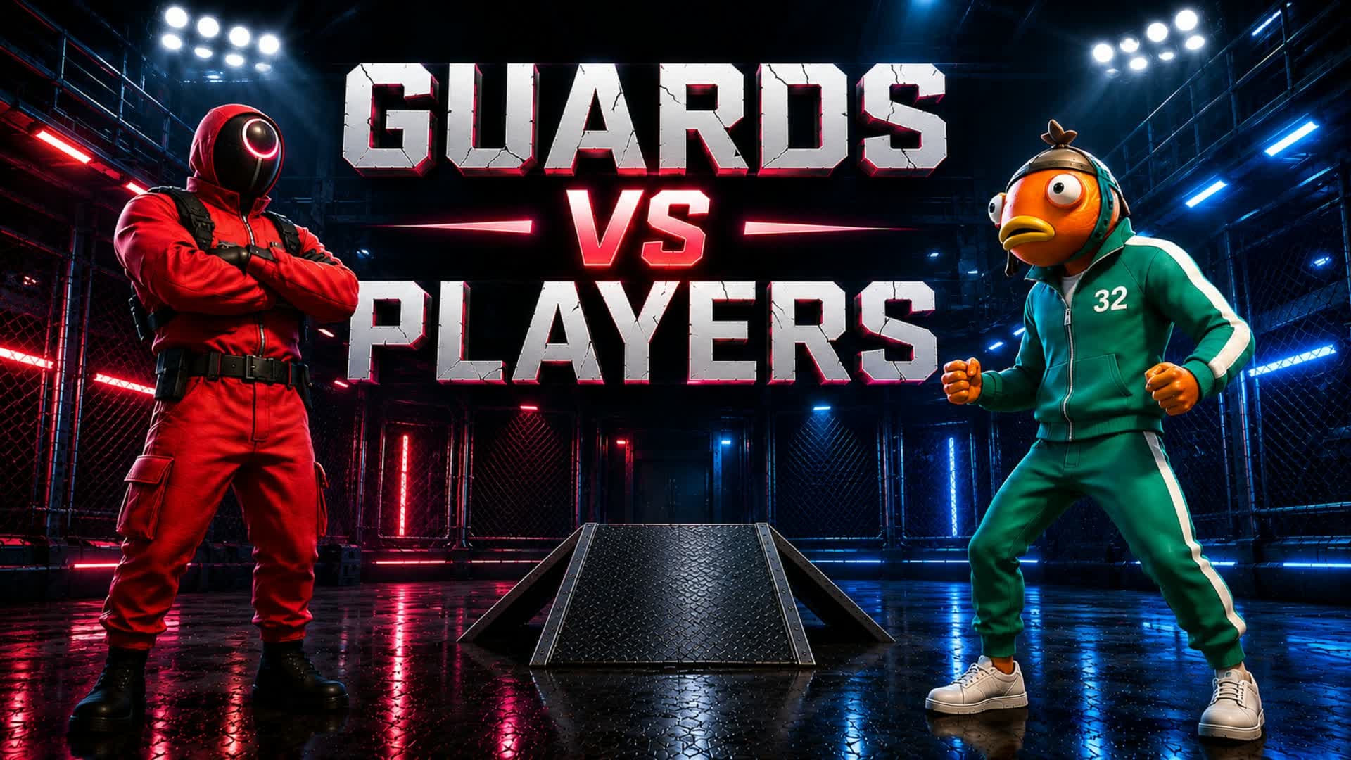 GUARDS VS PLAYERS - SQUID GAME