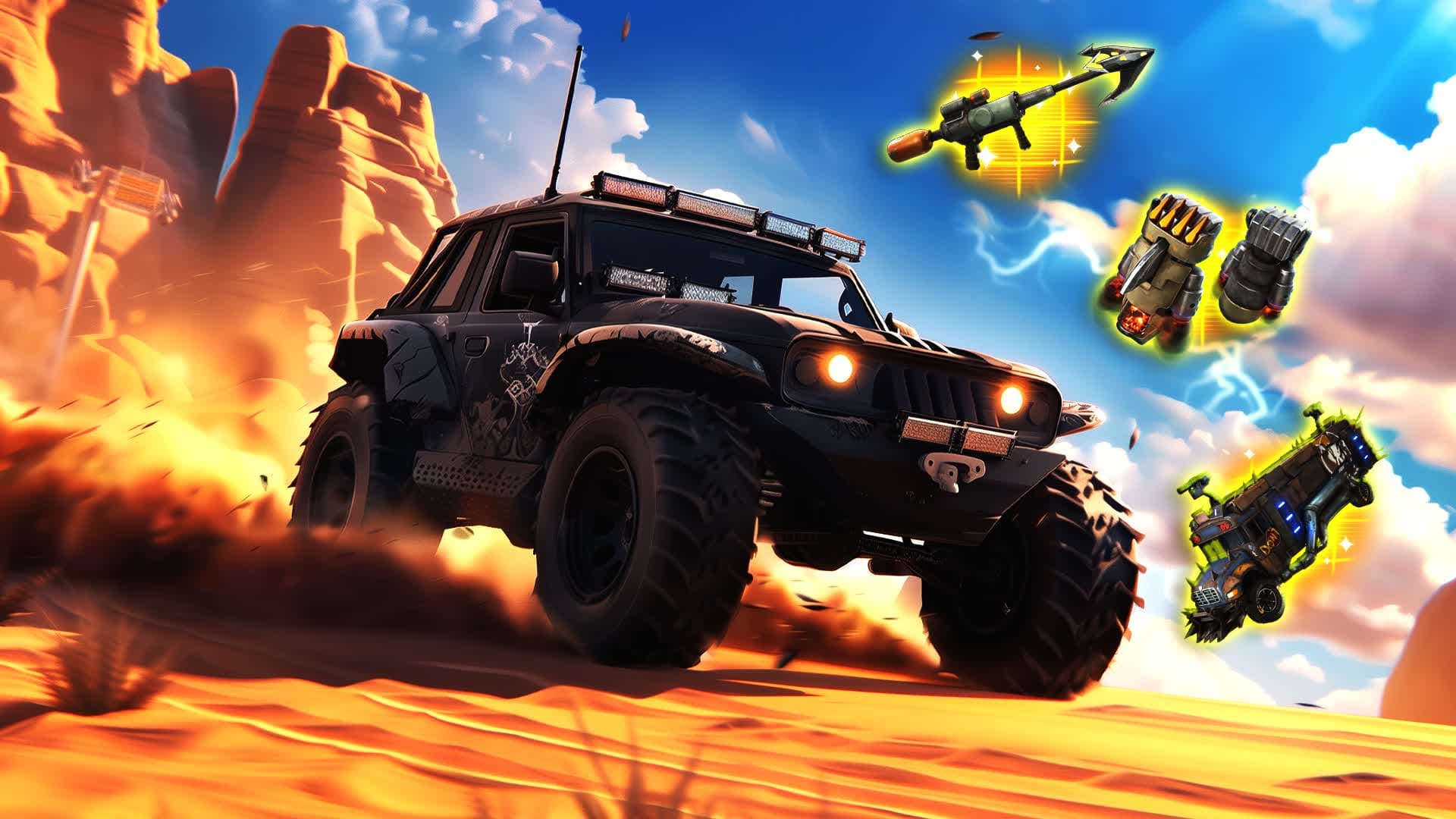 INSANE DESERT DRIVE- FFA ALL WEAPONS 🏜️