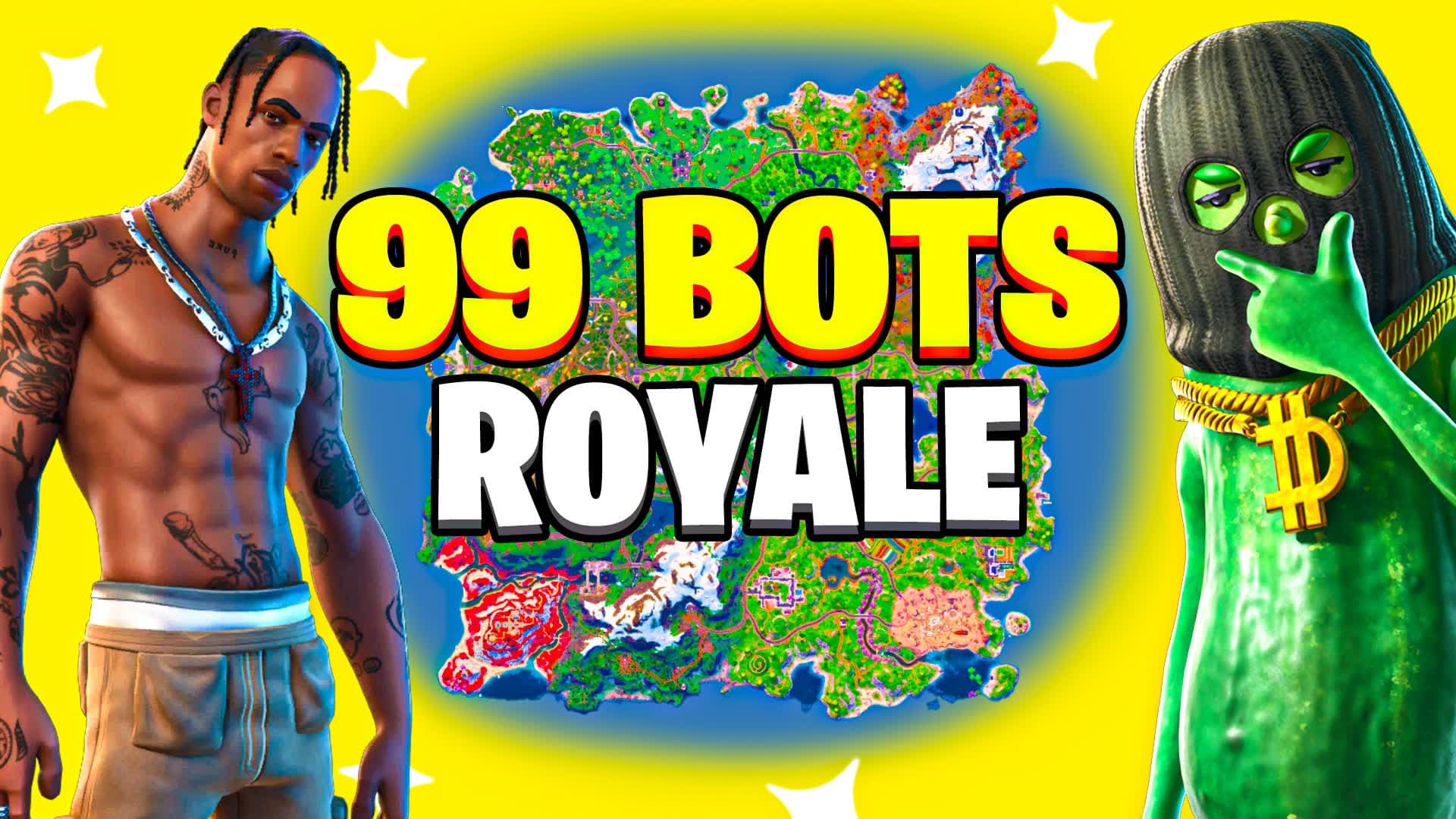 99 BOTS ROYALE 🌟 روبوتًا ALL GUNS CARS